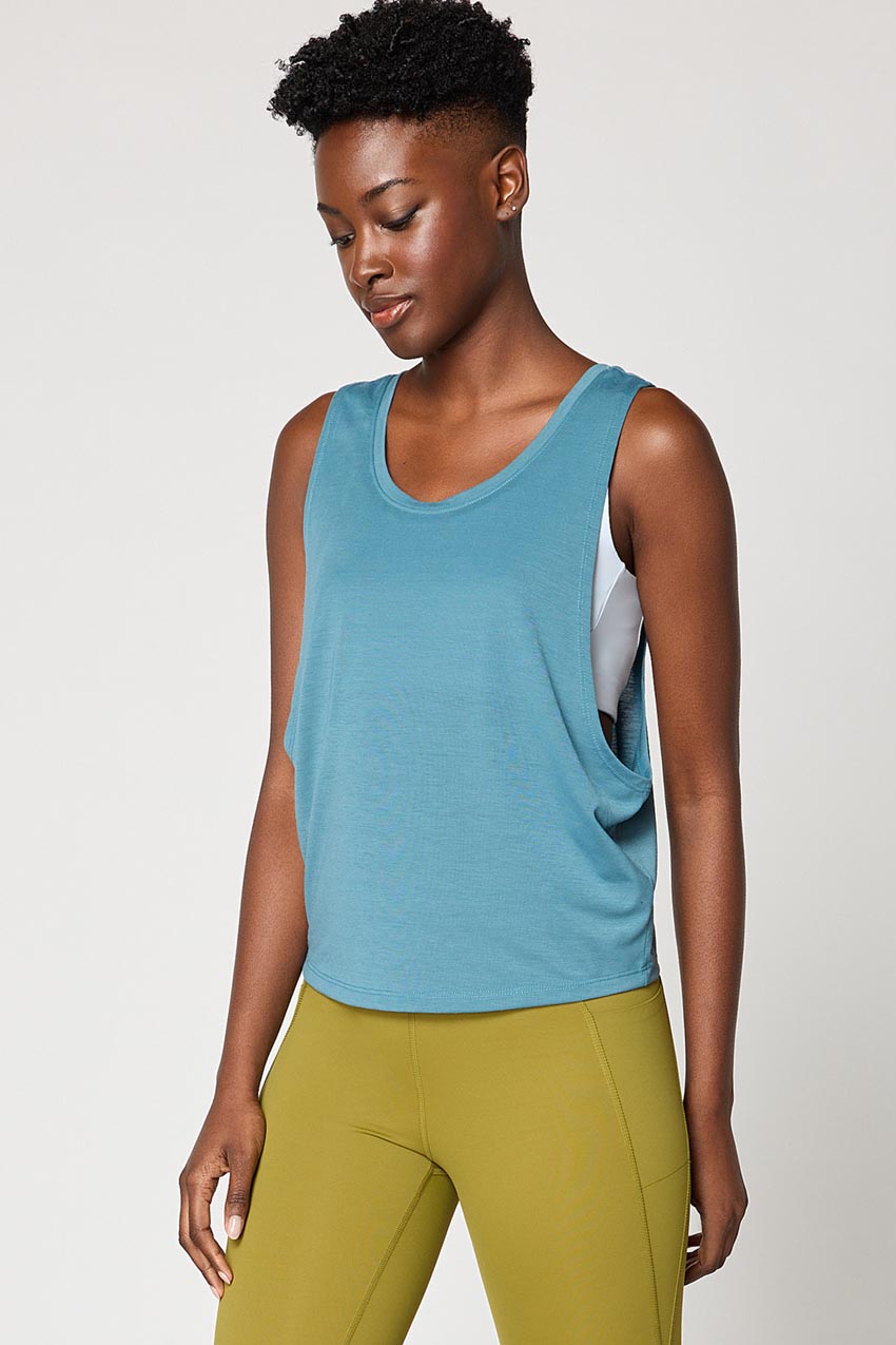 Dynamic Dropped Armhole Tank Top