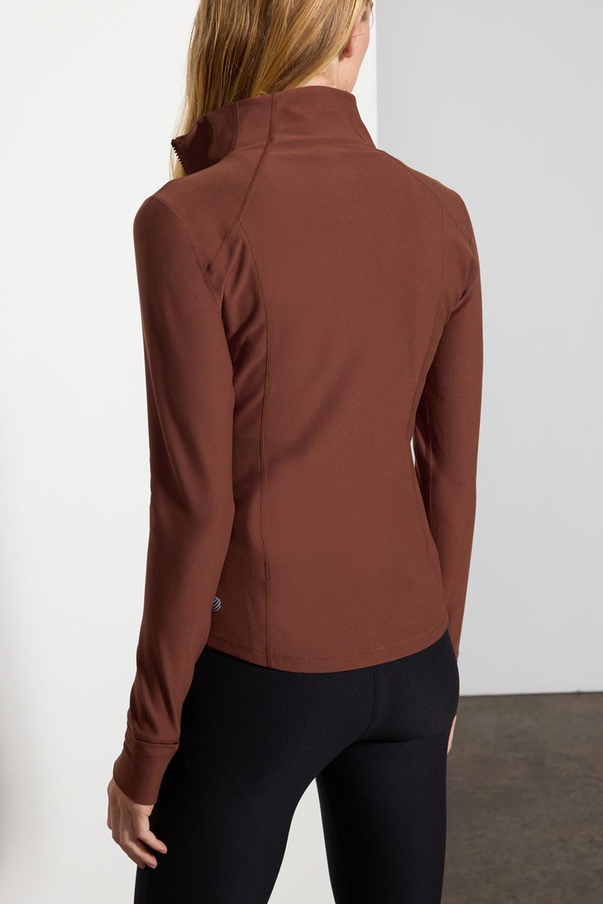 Explore Recycled Polyester Fitted Jacket Peached – Sale