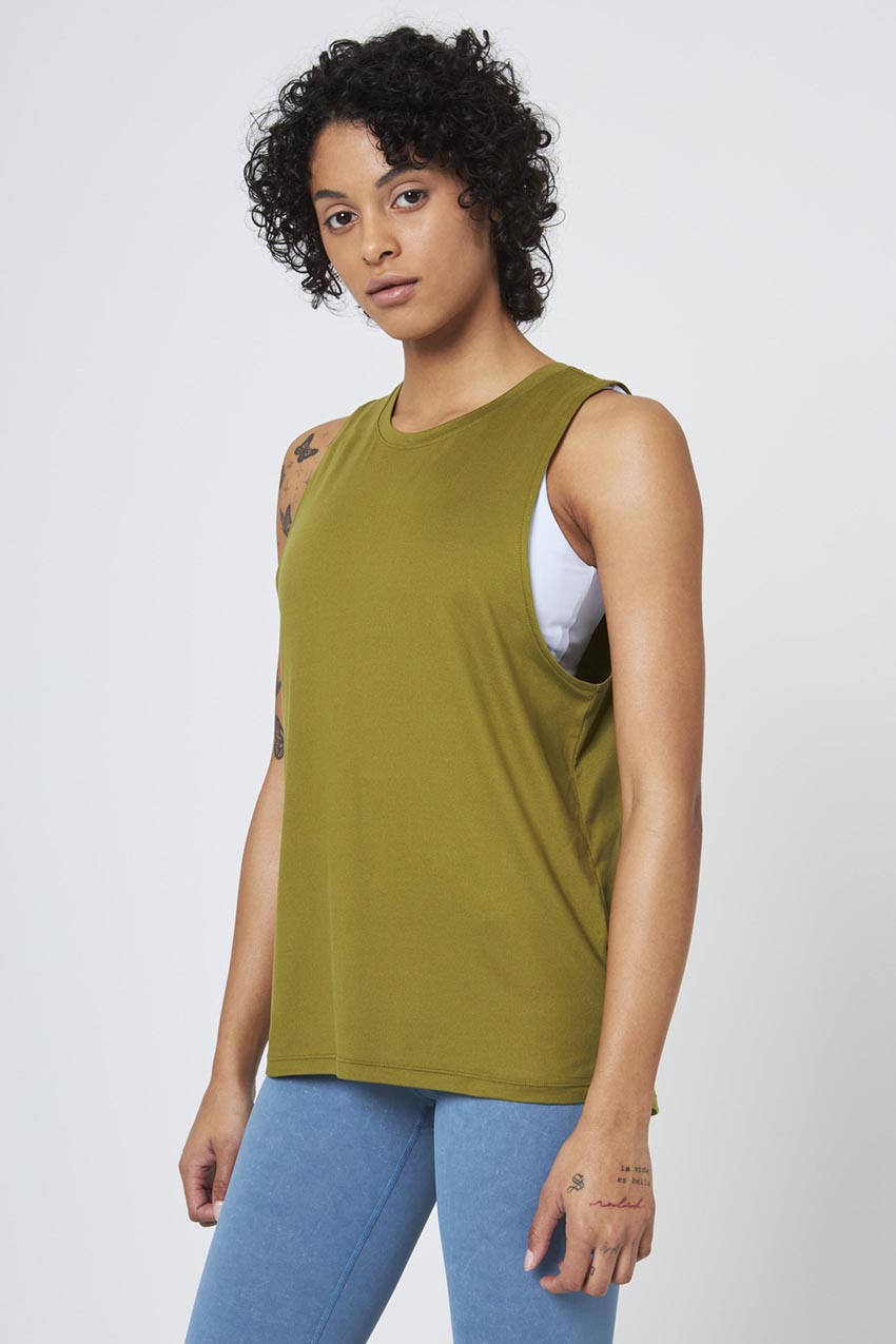 Pace Dropped Armhole Tank Top