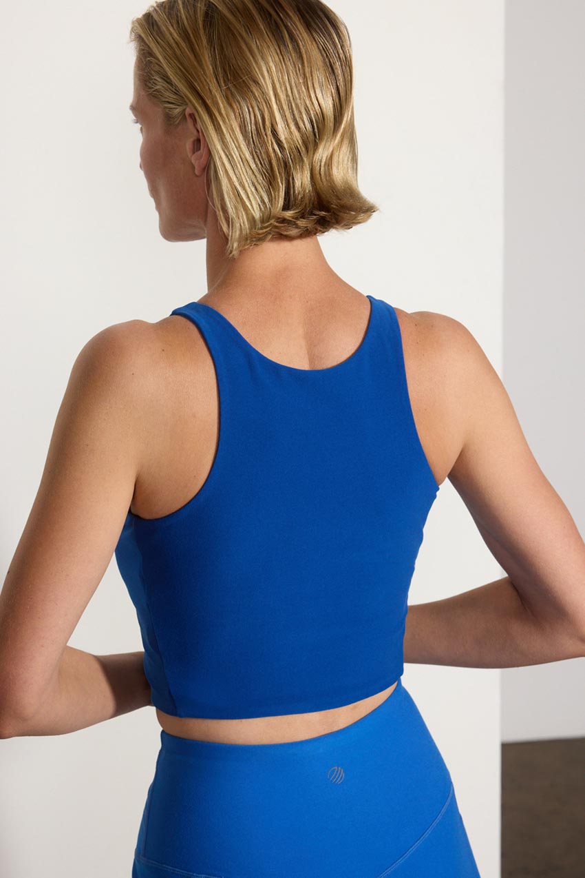Explore High Neck Sports Bra Peached