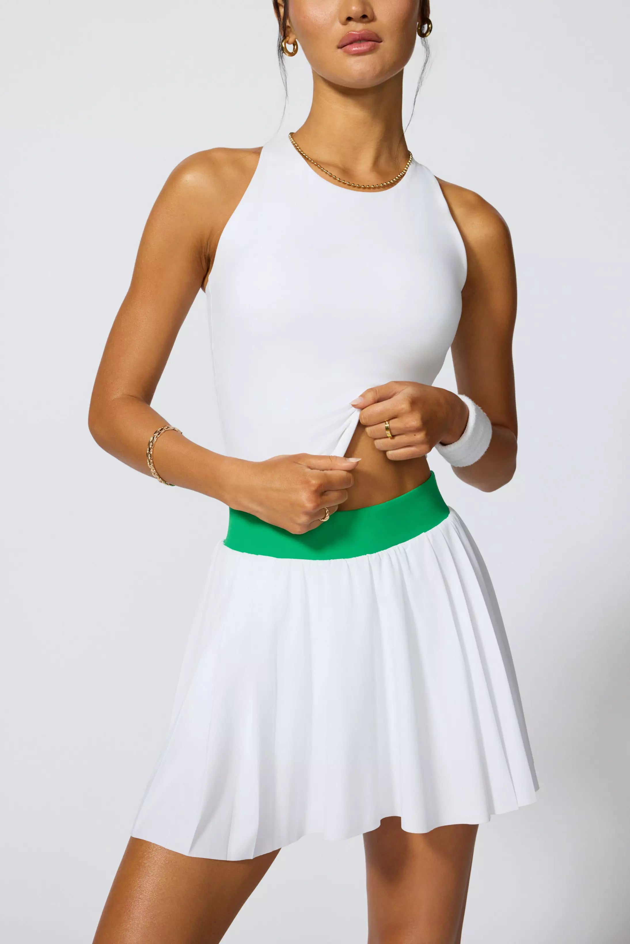 Velocity Tank with Support - White