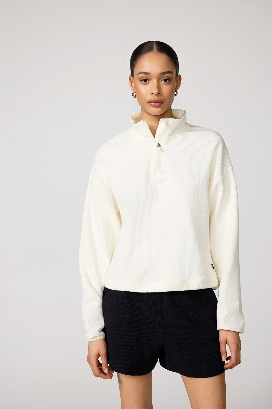 Solace 1/2 Zip Pullover - Vanilla