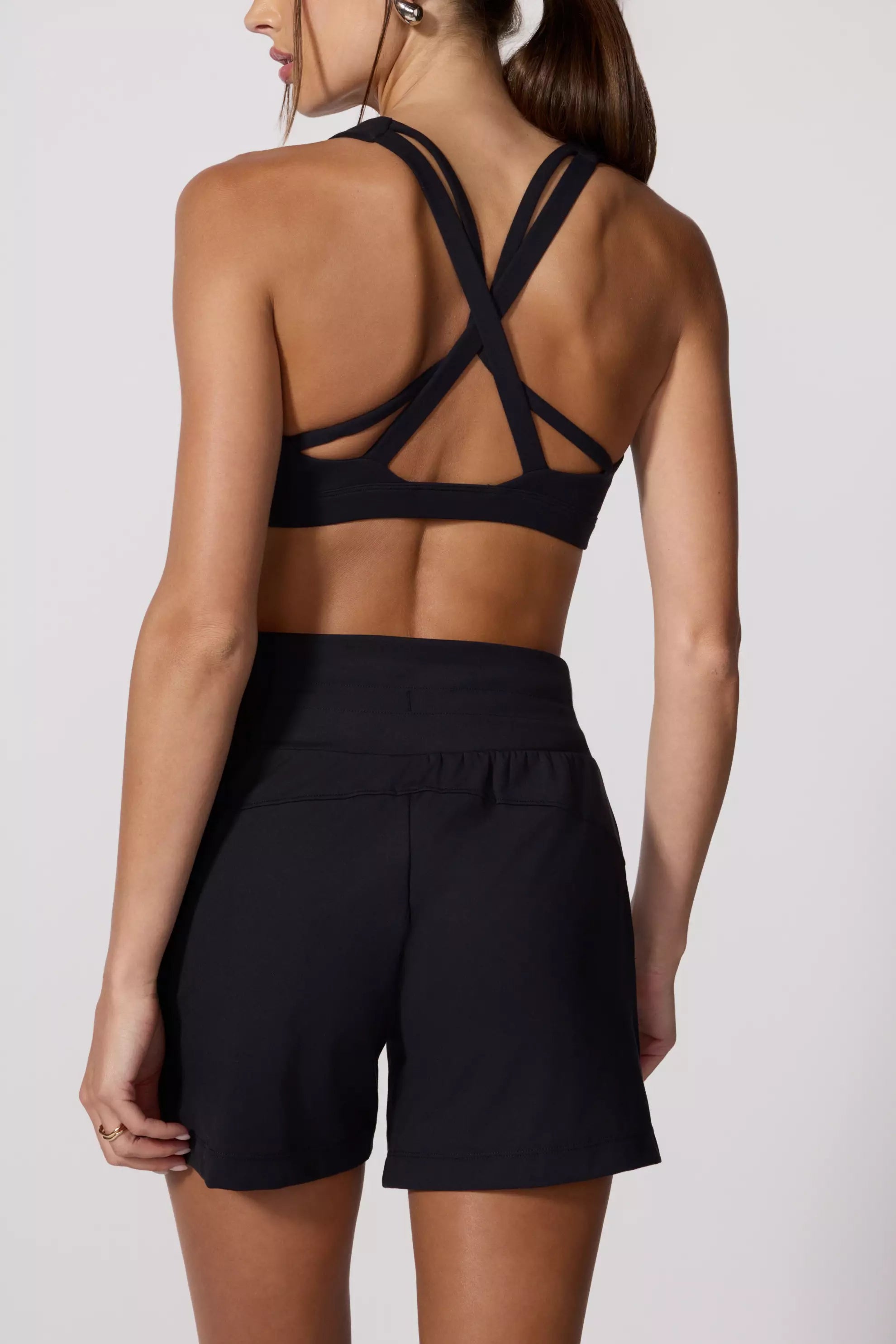 Velocity Sports Bra with Support - Black
