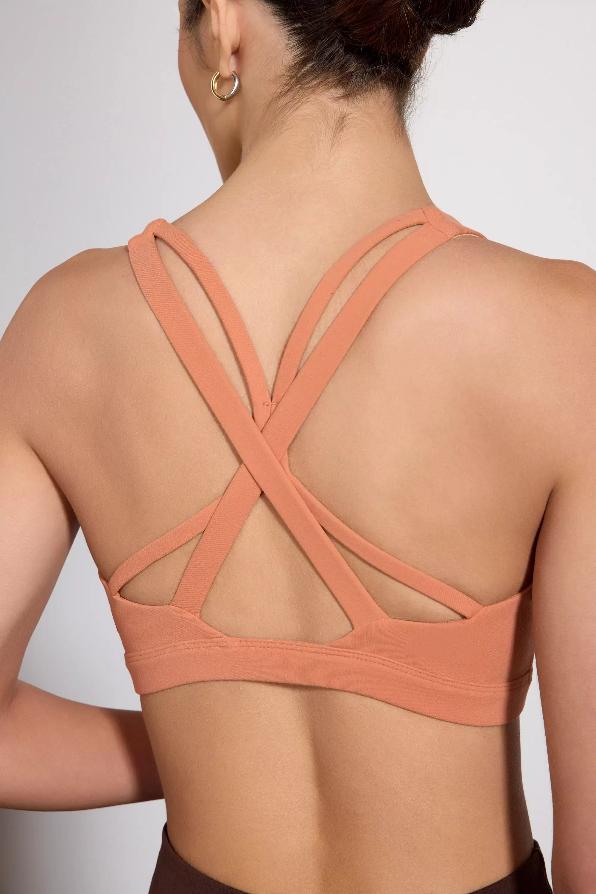 Velocity Sports Bra with Support - Sunburn