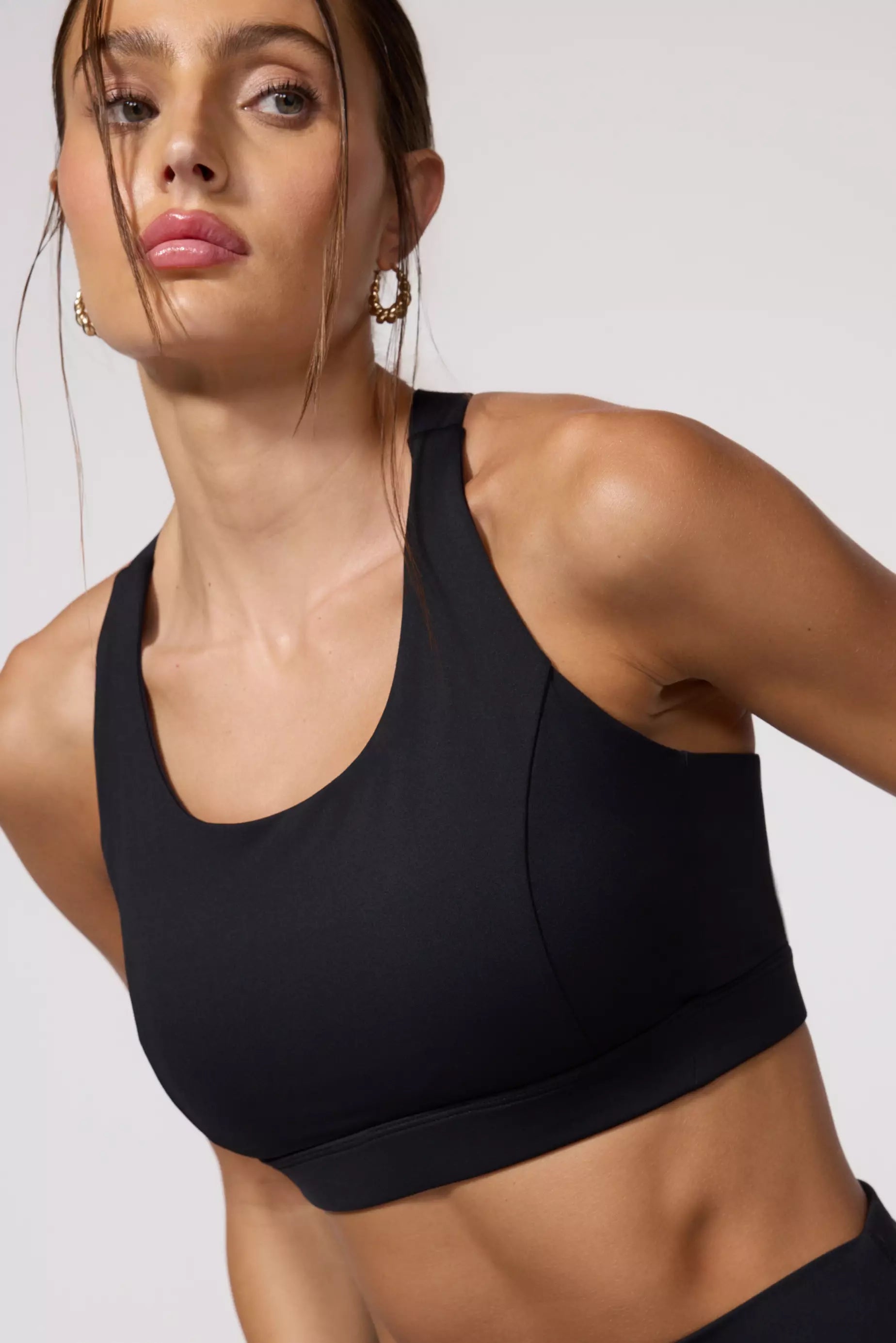 Vital Run Bra with Support - Black