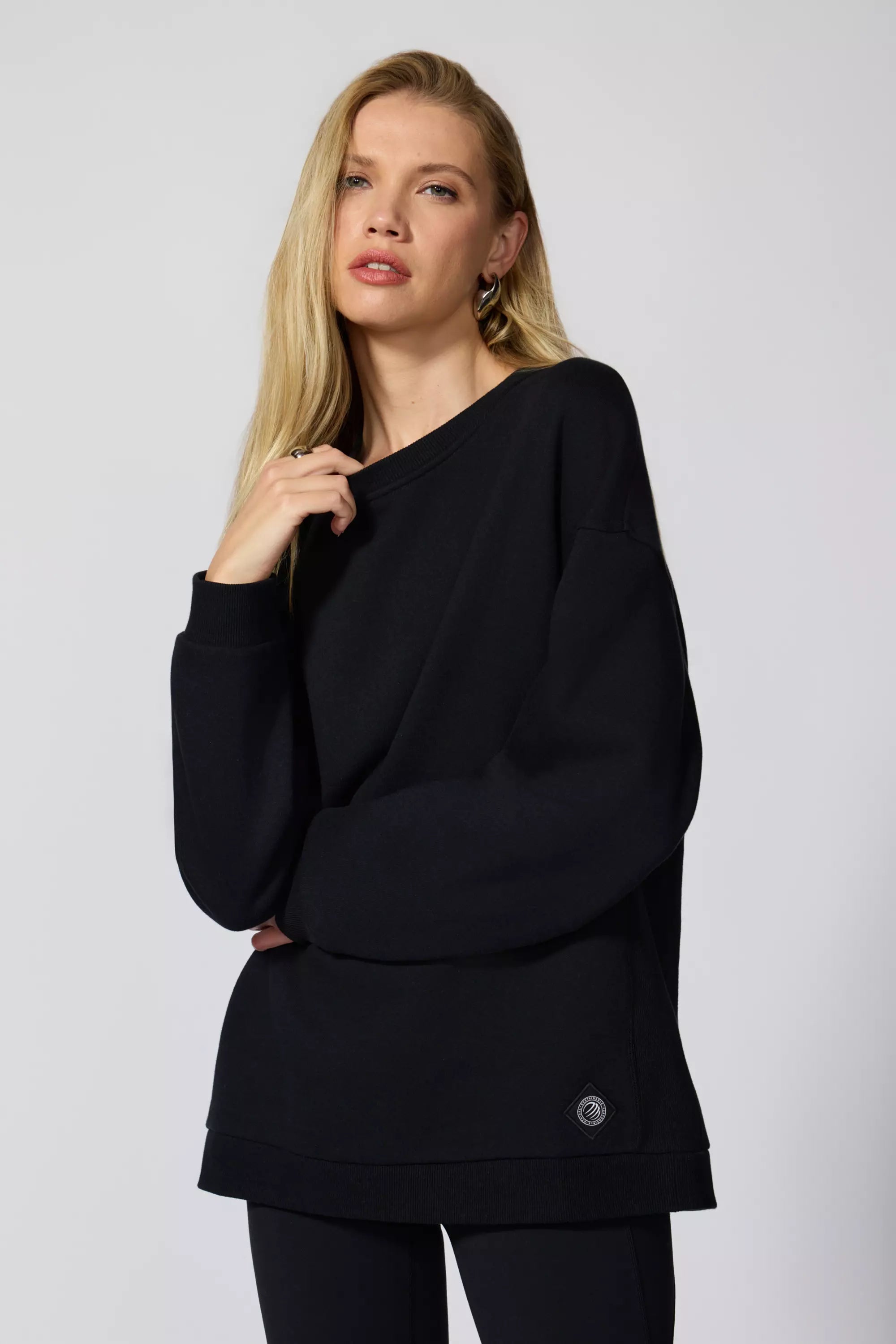 Luxefleece Relaxed Sweatshirt - Black