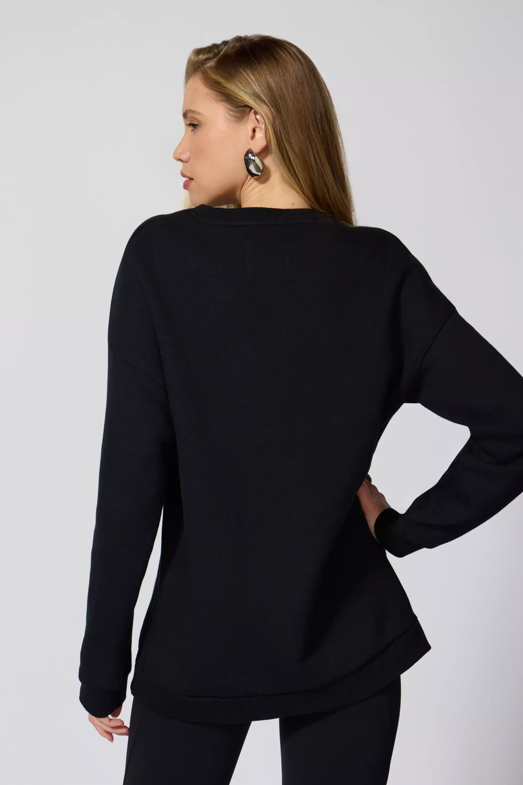 Luxefleece Relaxed Sweatshirt - Black