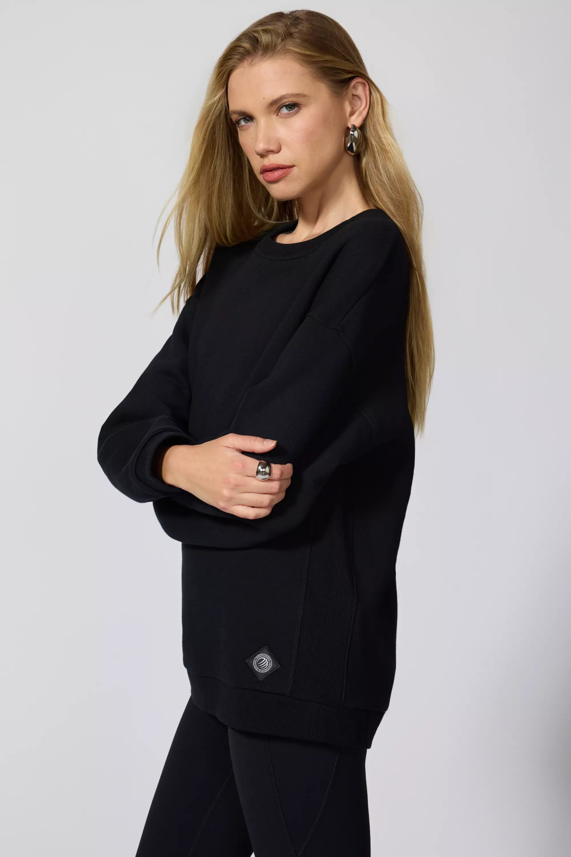 Luxefleece Relaxed Sweatshirt - Black
