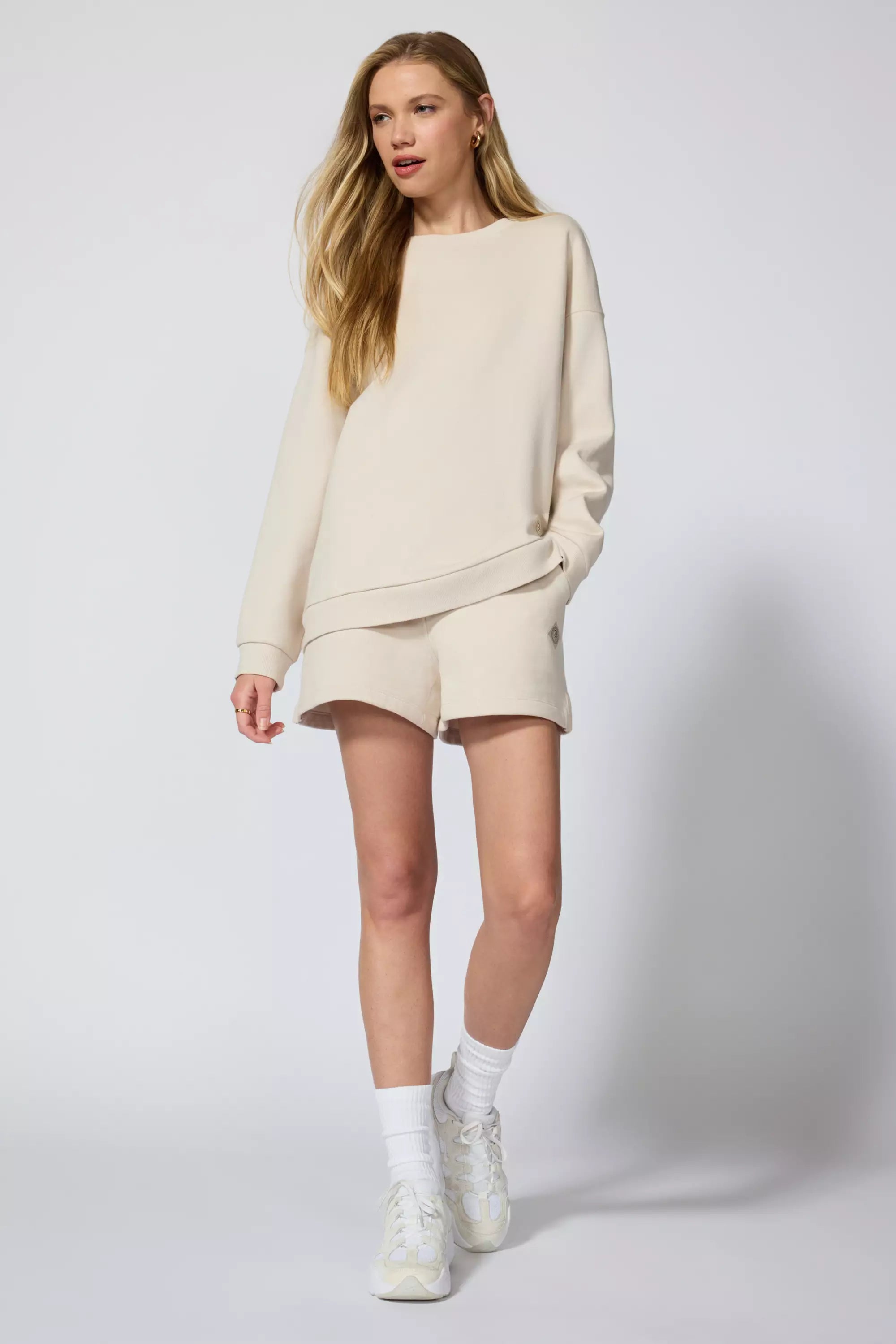 Luxefleece Relaxed Sweatshirt - Stone