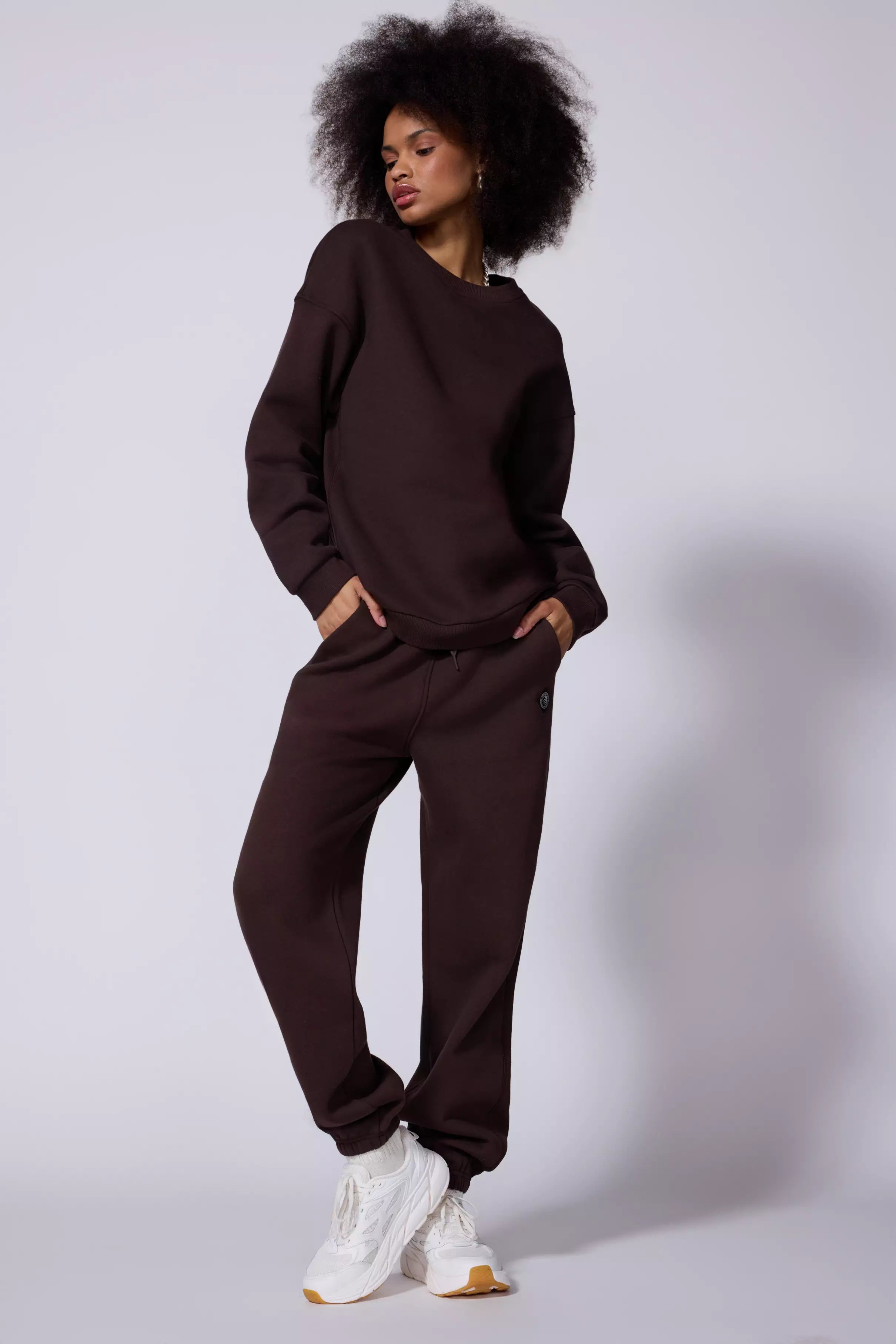 Luxefleece Relaxed Sweatshirt - Chocolate Brown