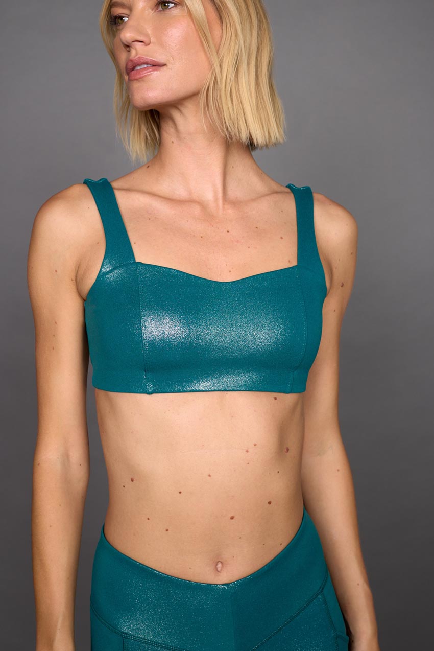 Vital Sweetheart Medium Support Dazzle Print Sports Bra