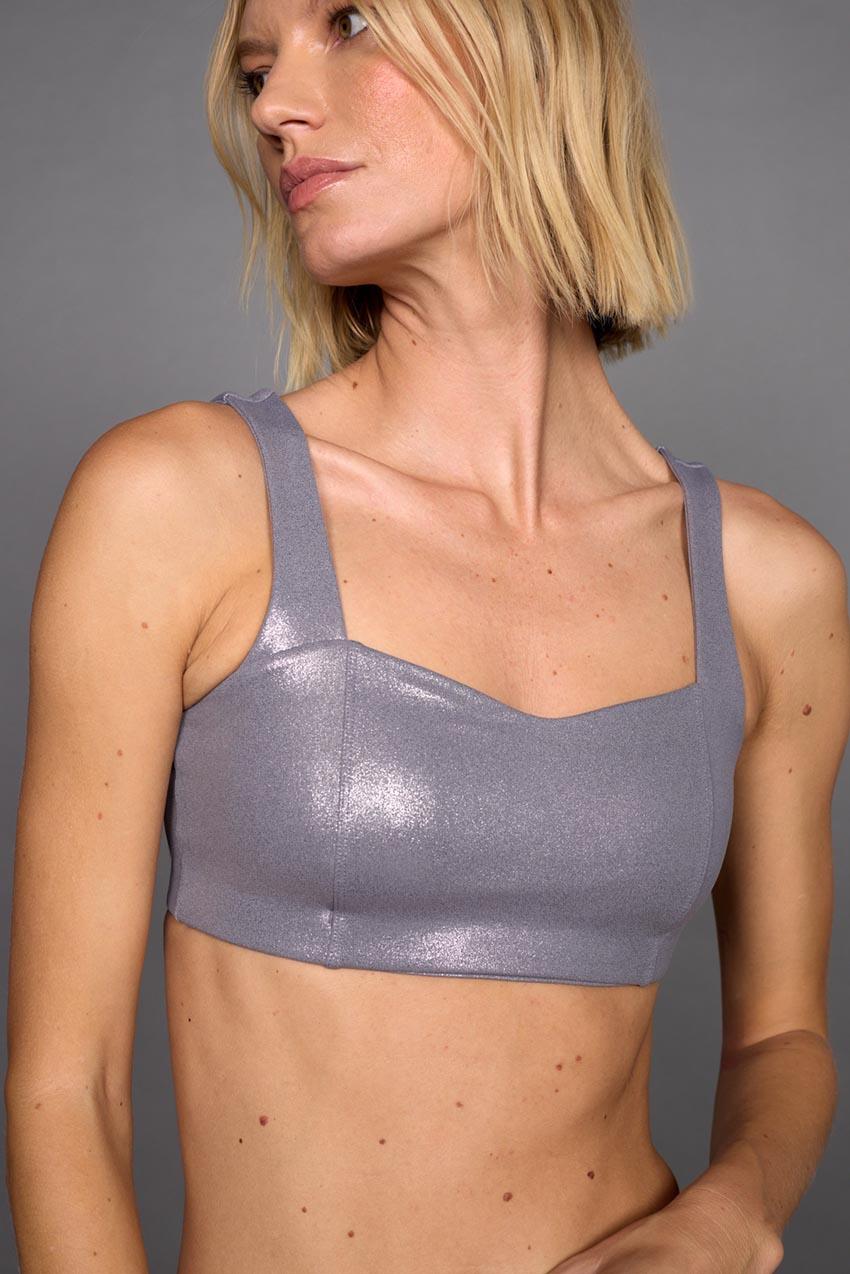 Vital Sweetheart Medium Support Dazzle Print Sports Bra