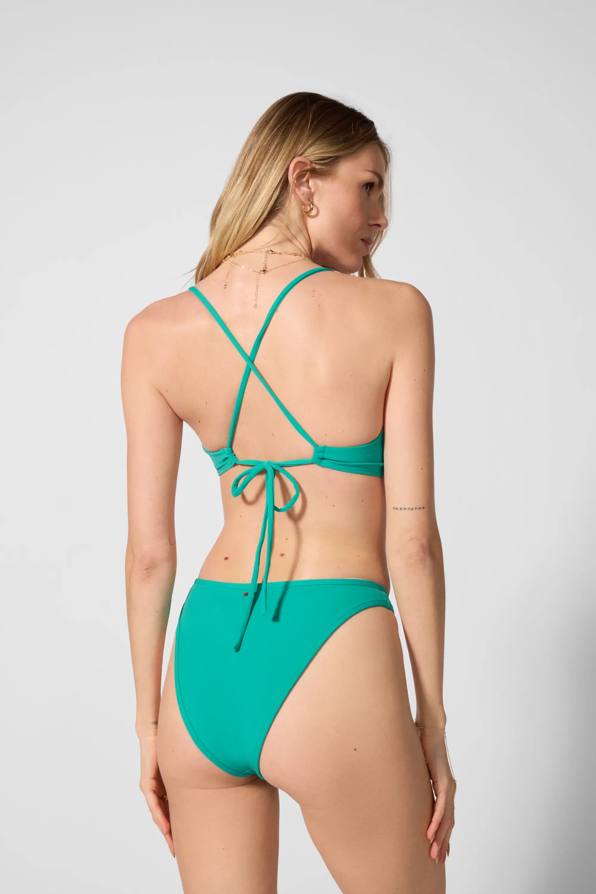 Cross Back Bikini Top - Slushy
