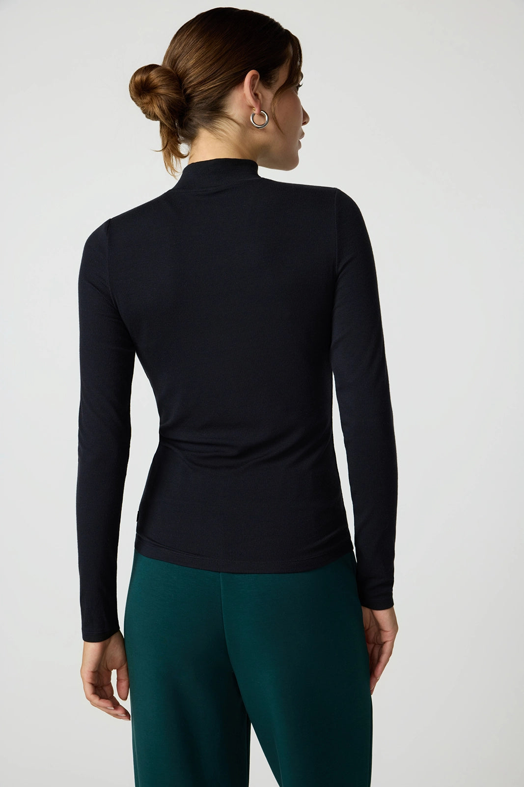 '90s Mock Neck - Black