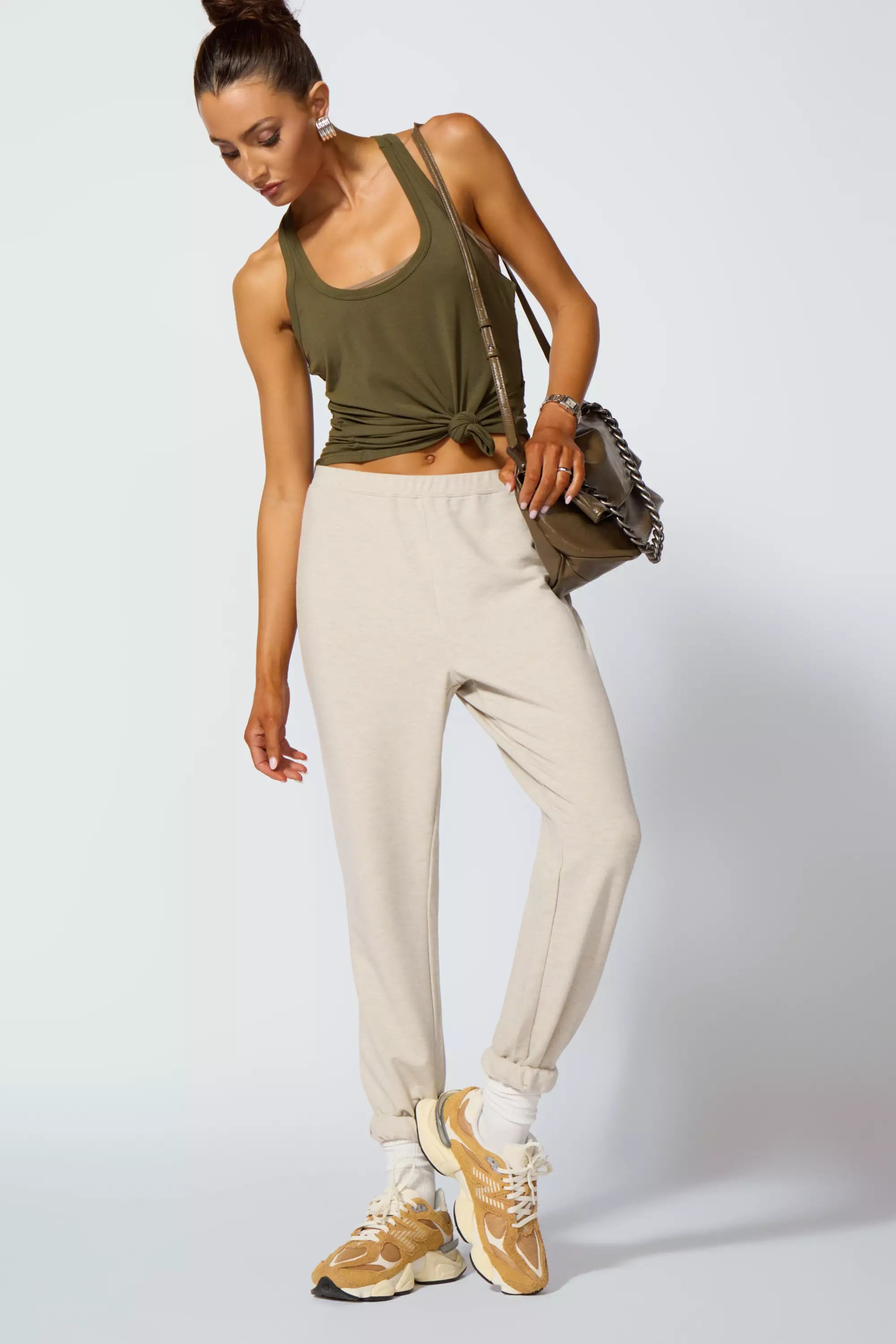 Breeze Racer Tank - Ivy Green
