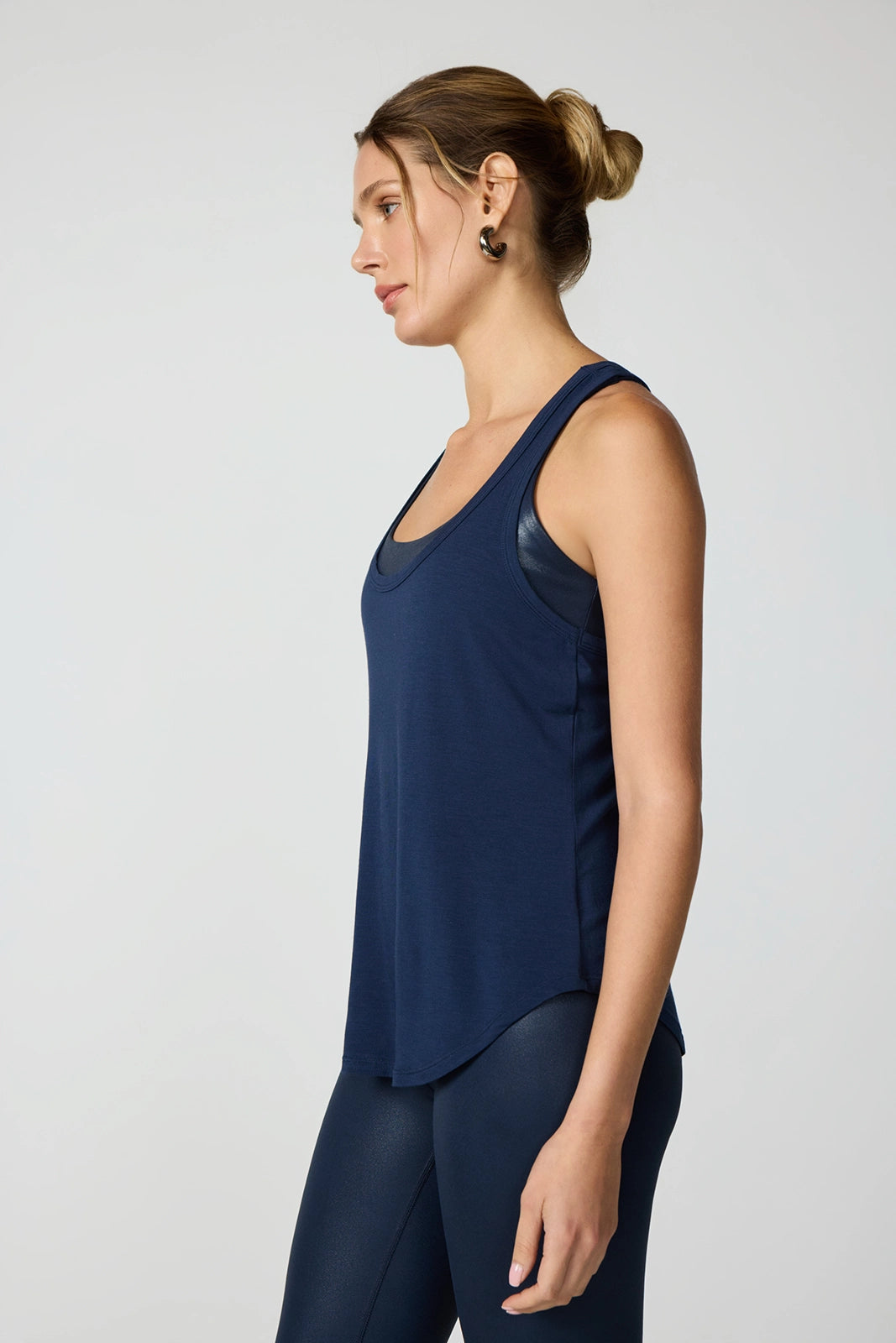 Breeze Racer Tank - Deep Navy