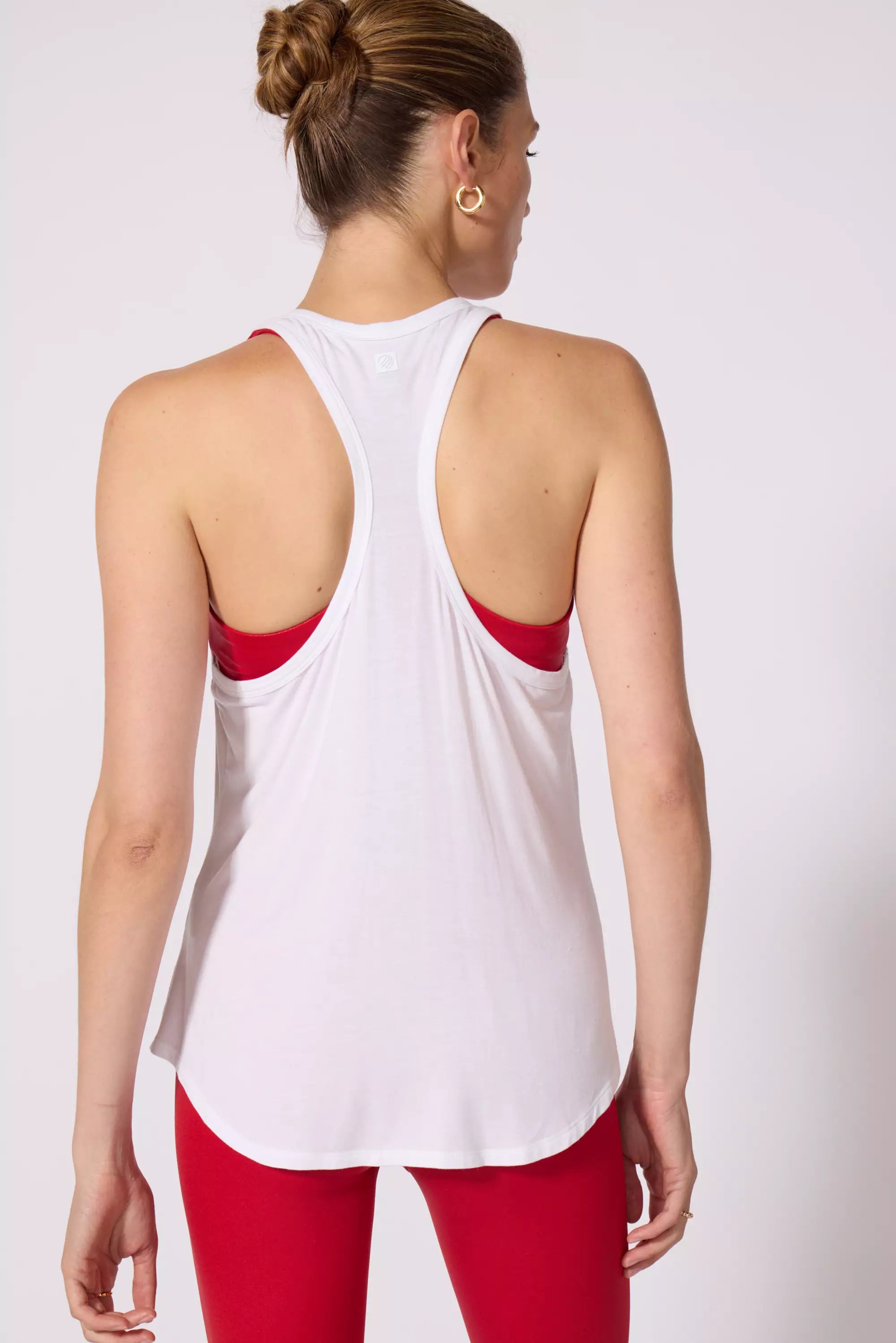 Breeze Racer Tank - Brilliant White