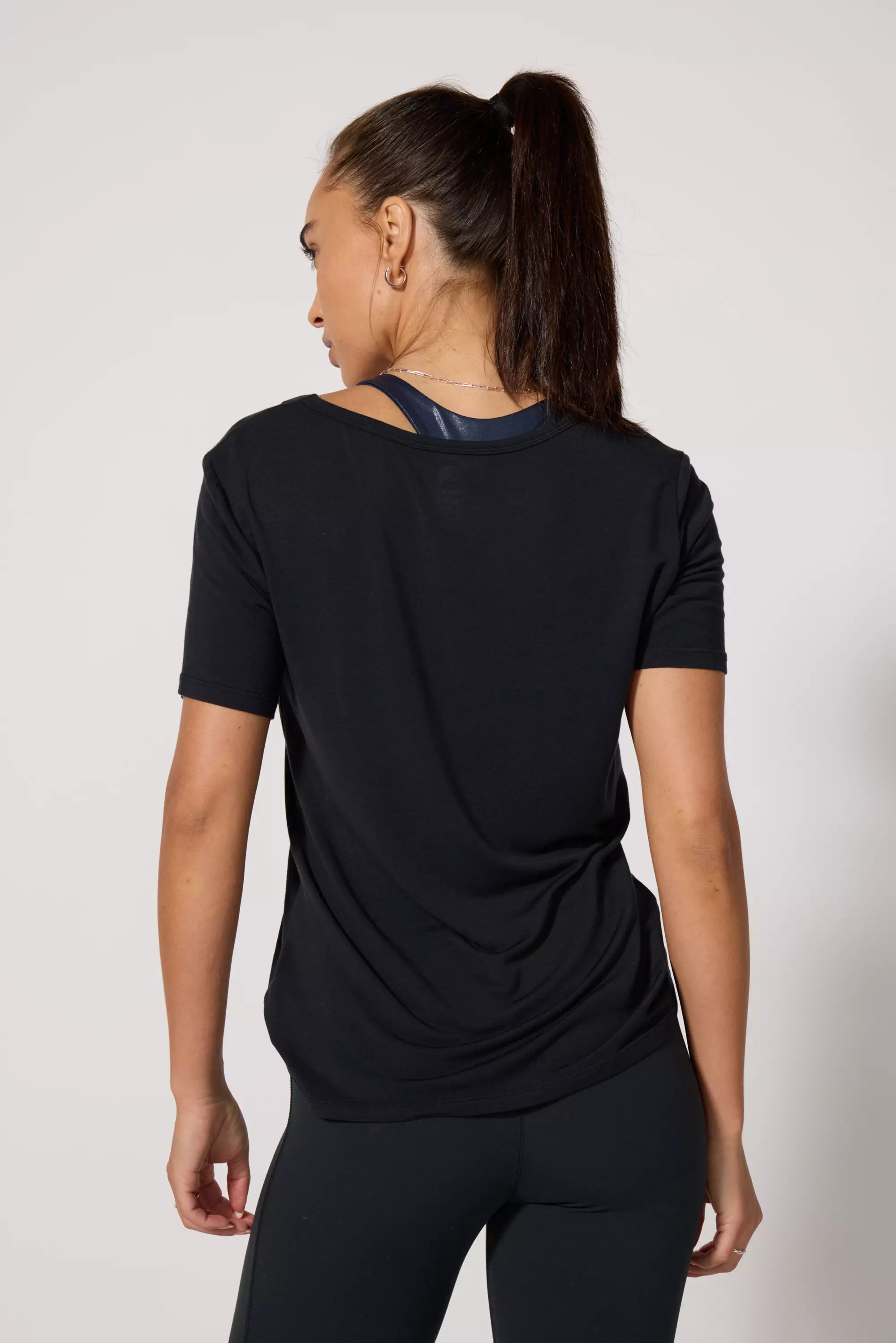 Breeze Pocket Tee - Jet Black