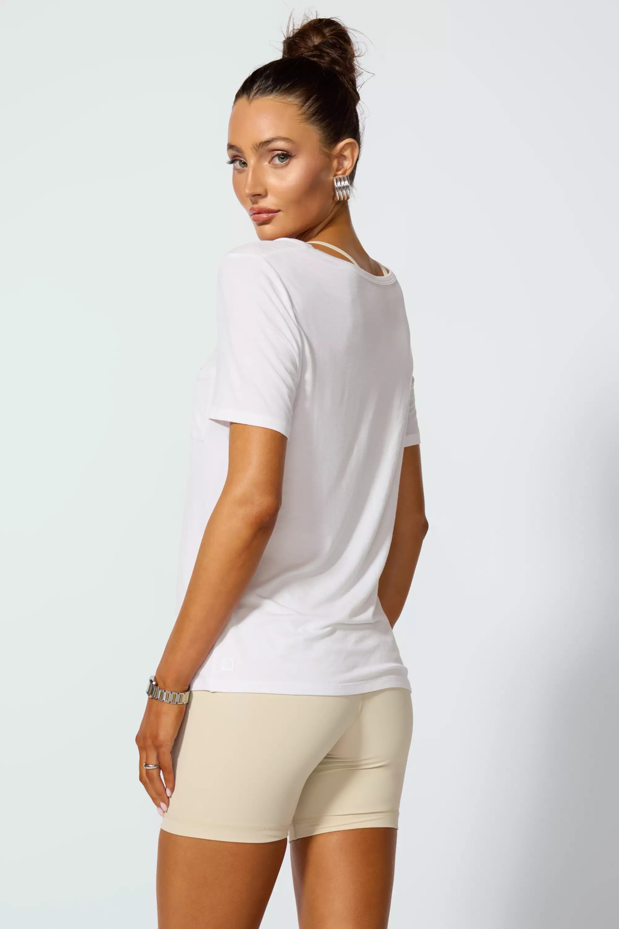 Breeze Pocket Tee - Brilliant White
