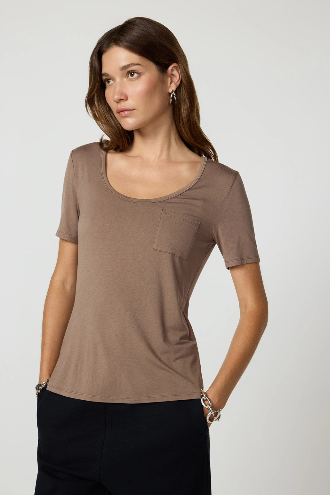 Breeze Pocket Tee - Caribou