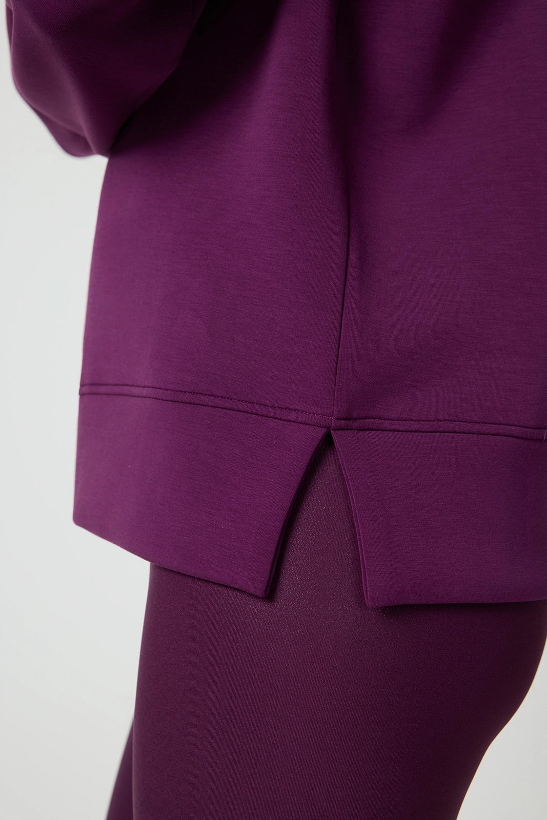 Dreamweave Mock Neck Sweatshirt - Pickled Beet