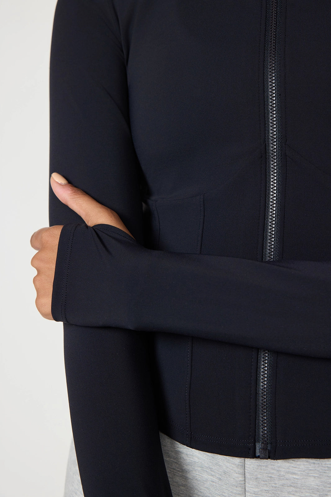 Sculpt Corset Full Zip - Black