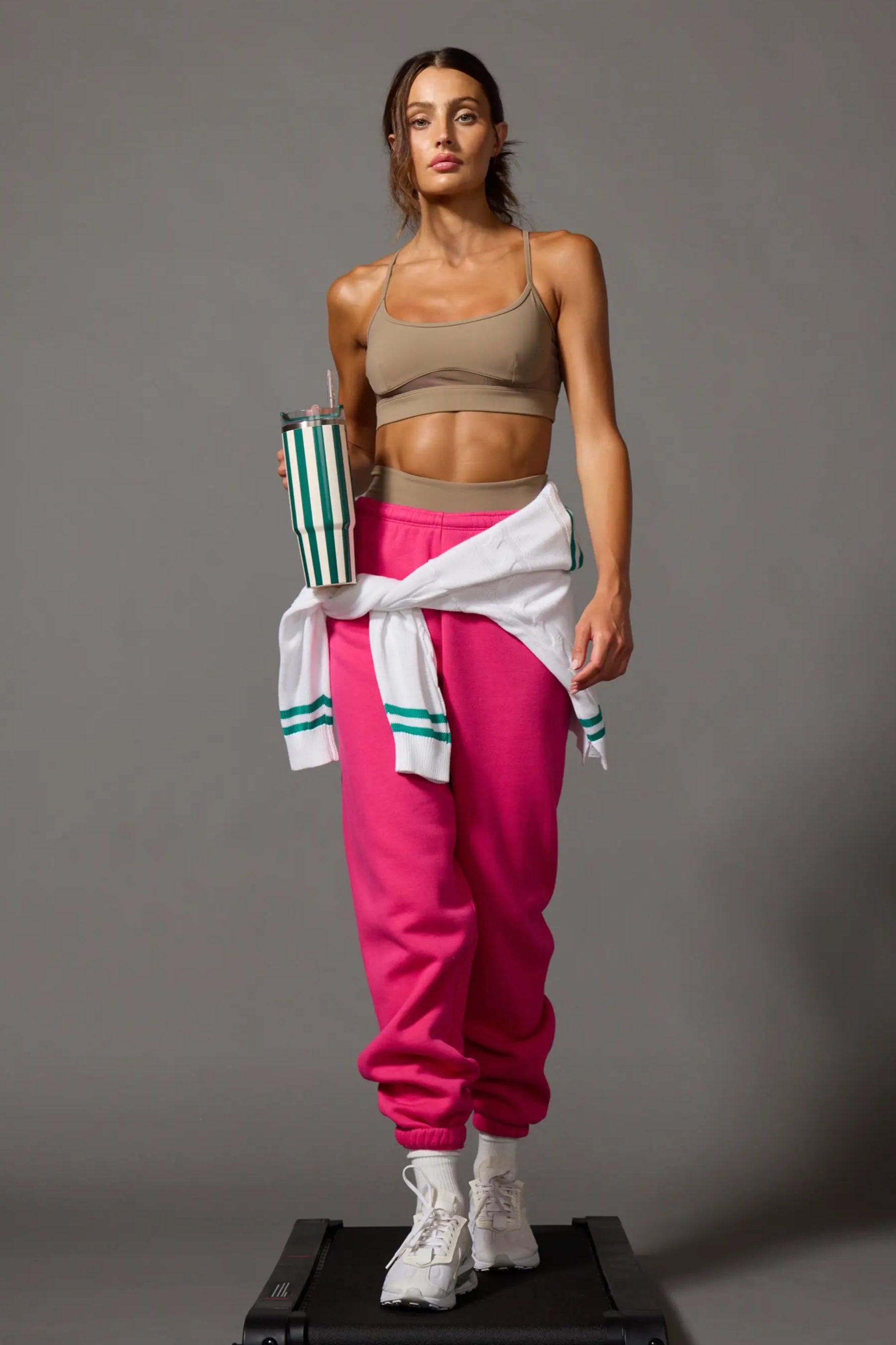 Sculpt Cross Back Bra - Caribou
