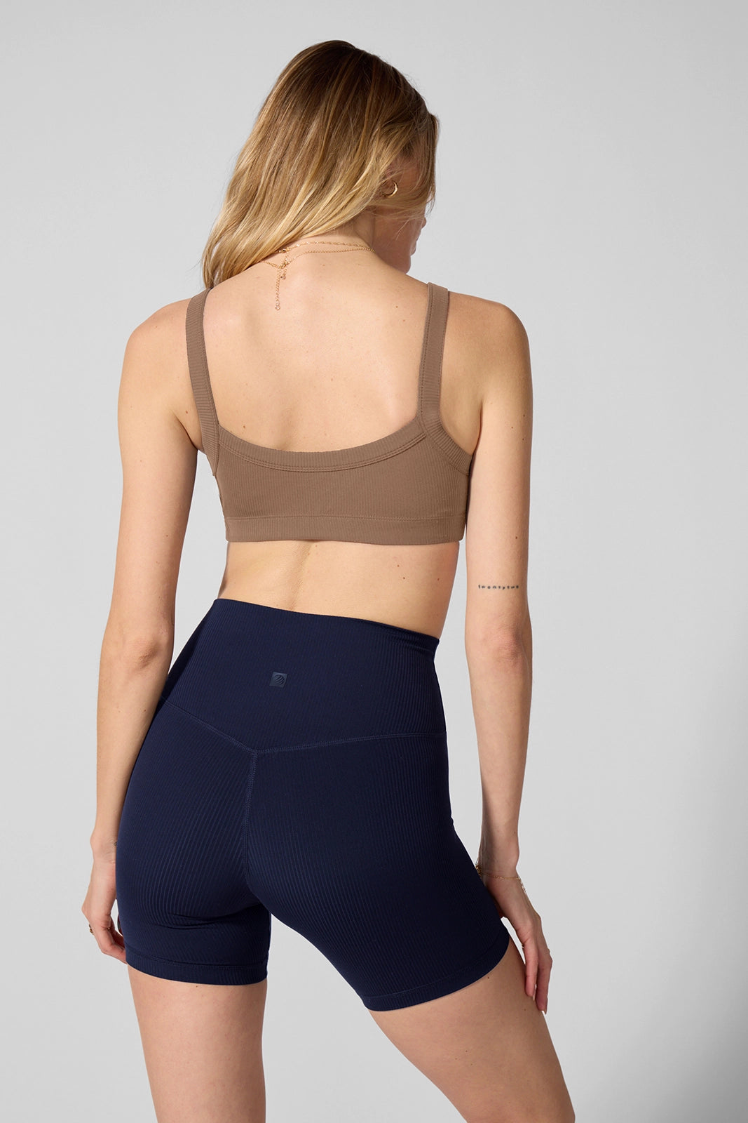 Ribbed Bra - Caribou