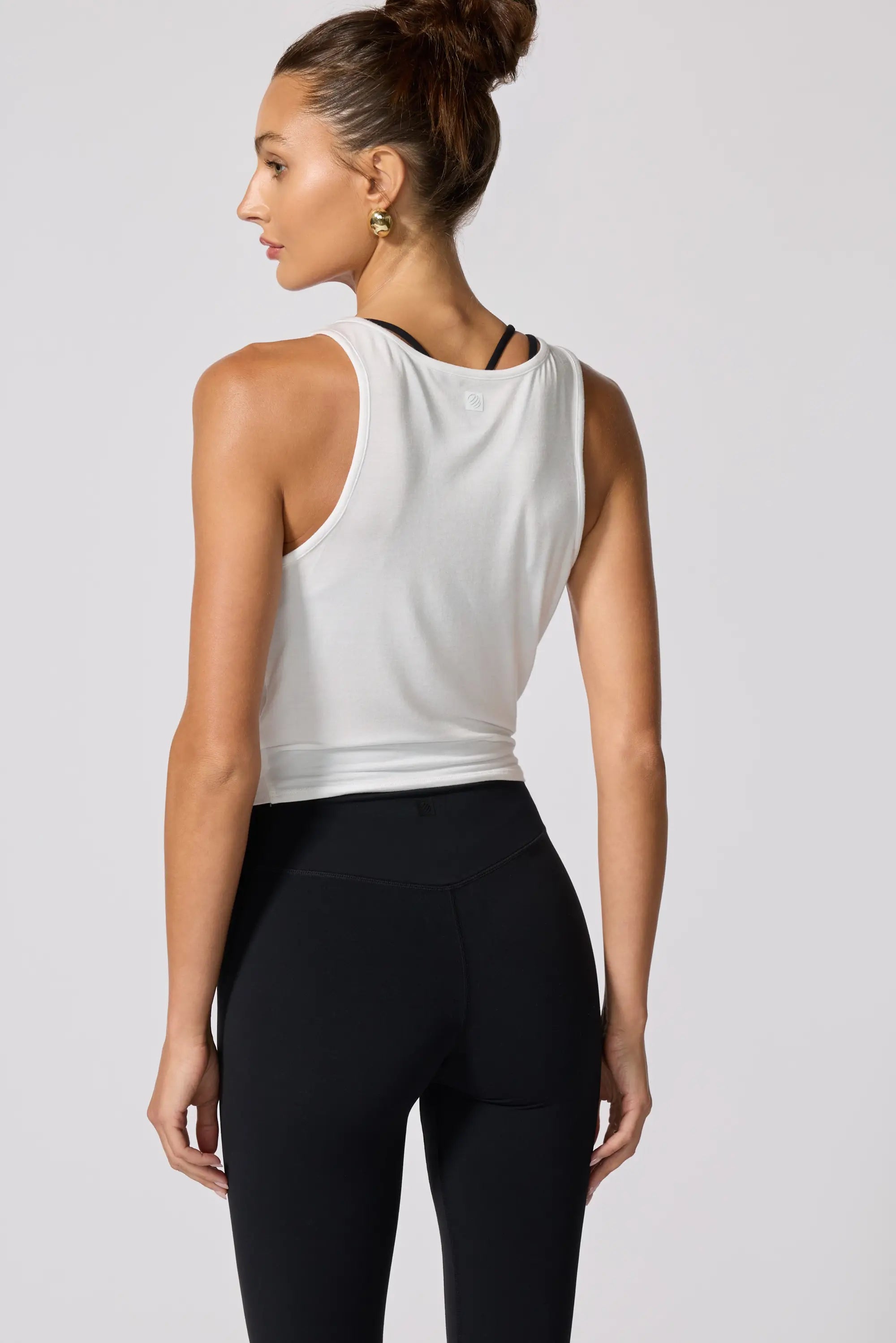 Twist Front Tank - Brilliant White