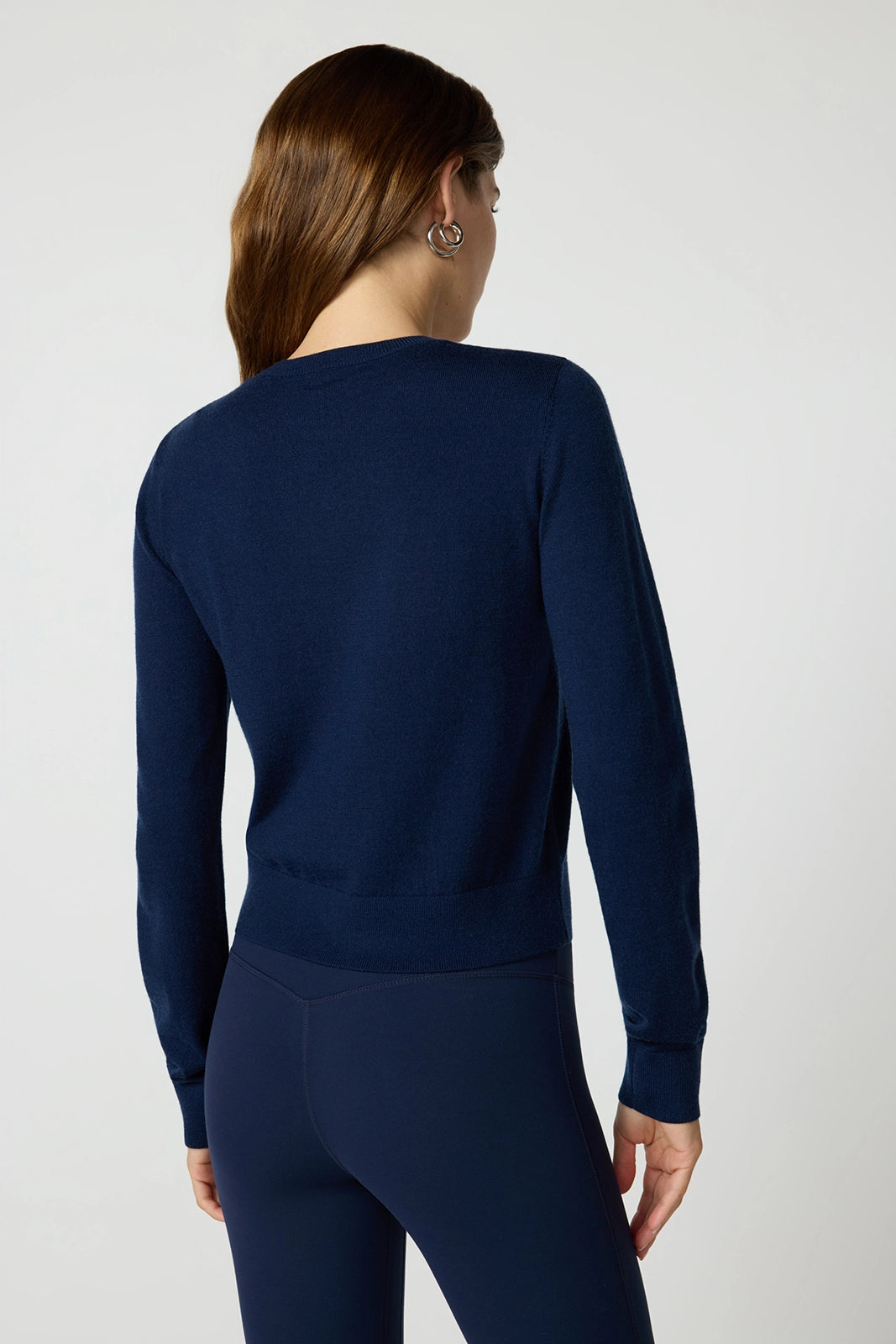 Merino Cardigan - Navy Blazer