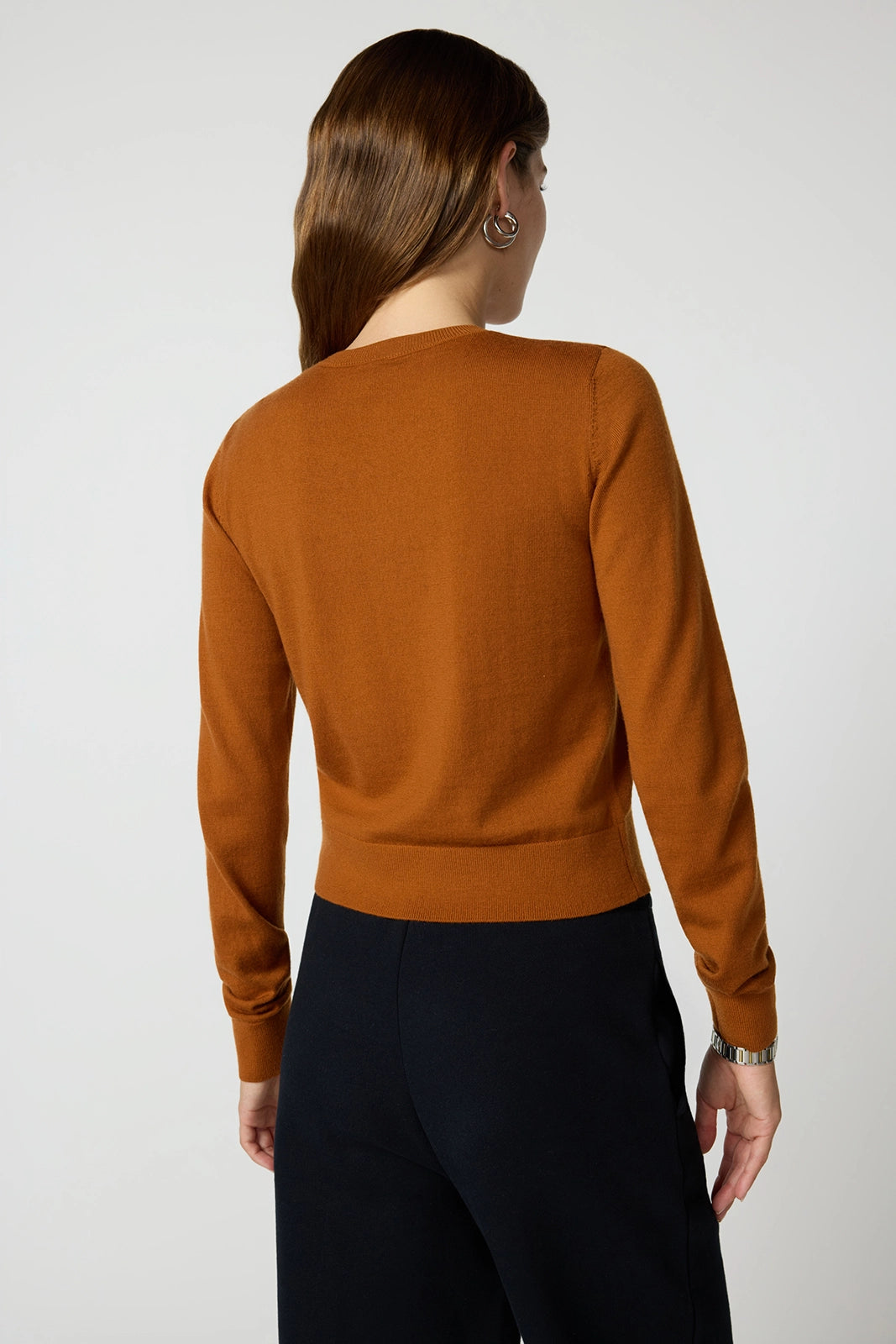 Merino Cardigan - Caramel Cafe