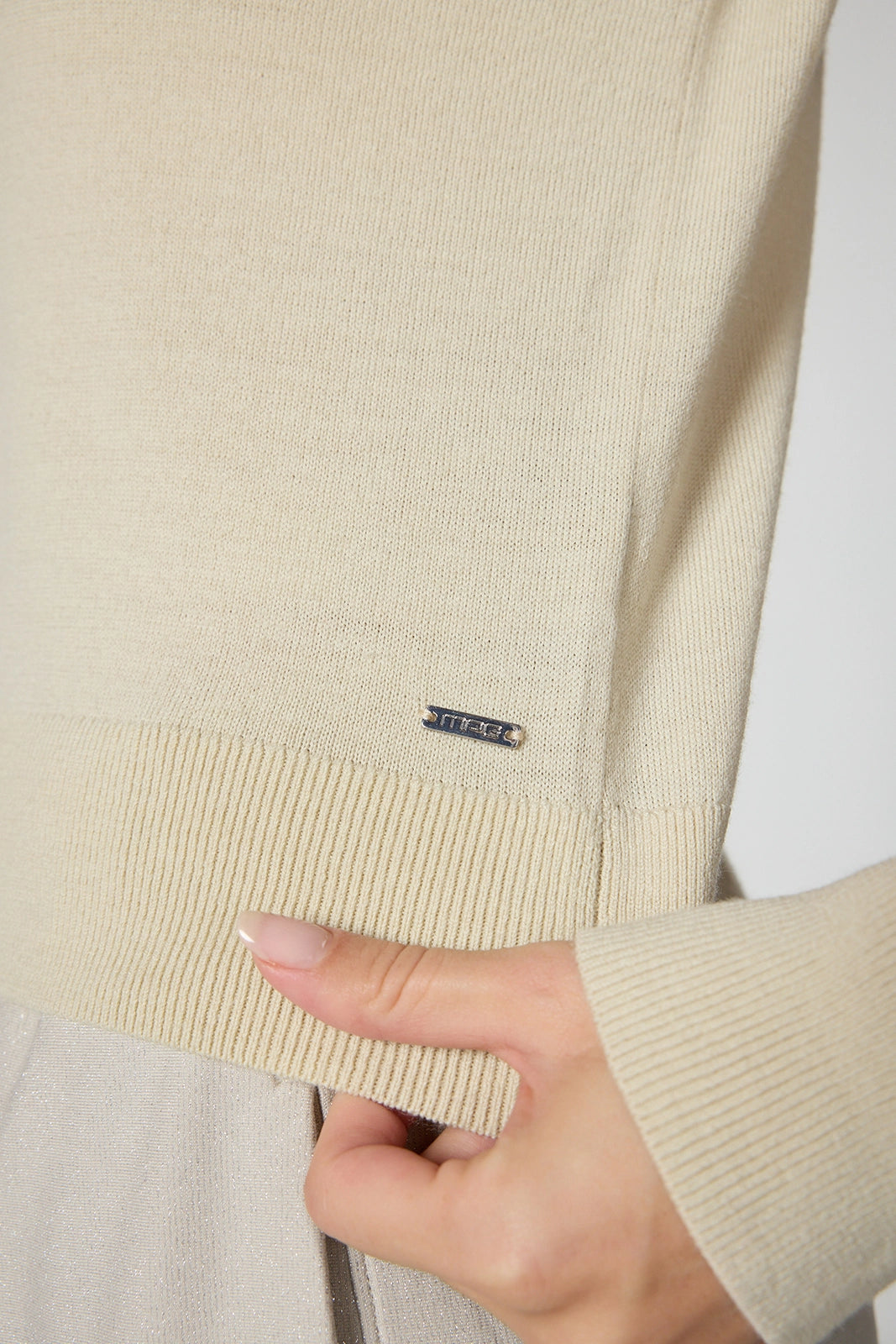 Merino Crew Neck - Htr Brown Rice