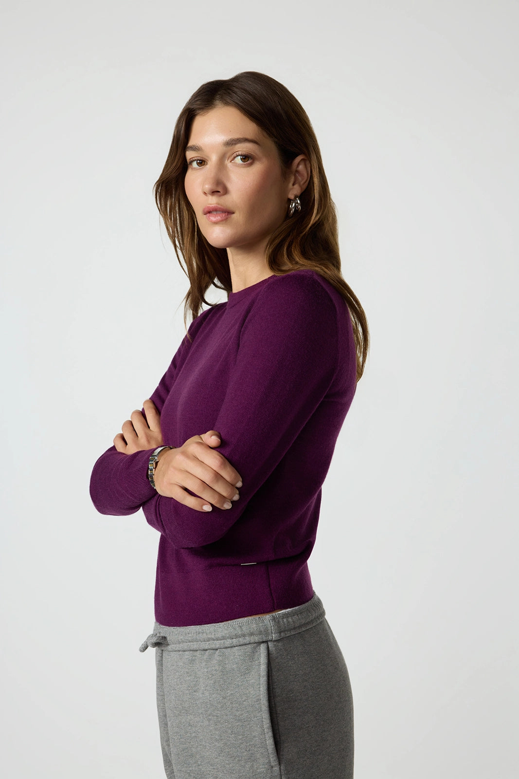 Merino Crew Neck - Pickled Beet