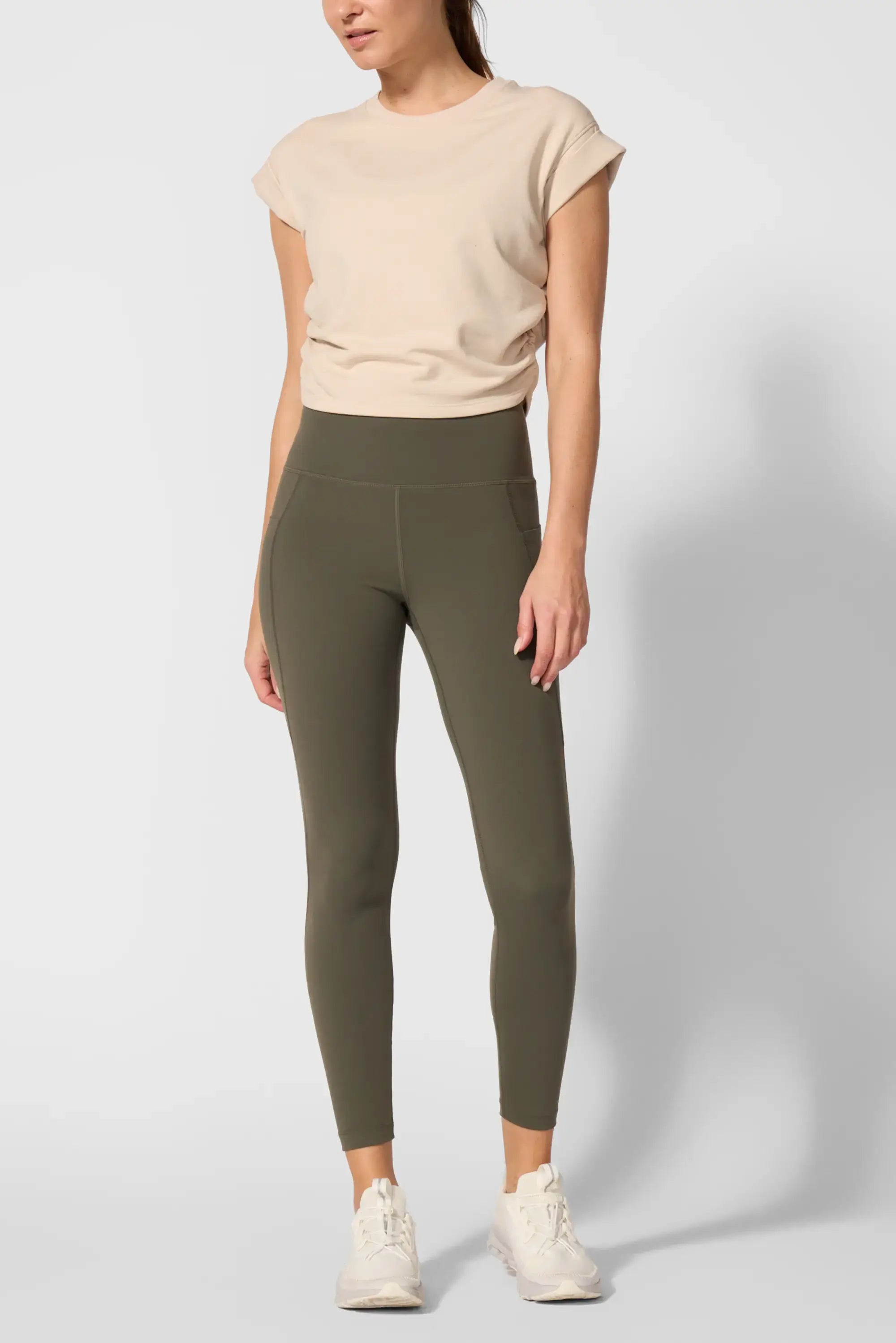 Cozy Fleece Sleeveless Top - Stone