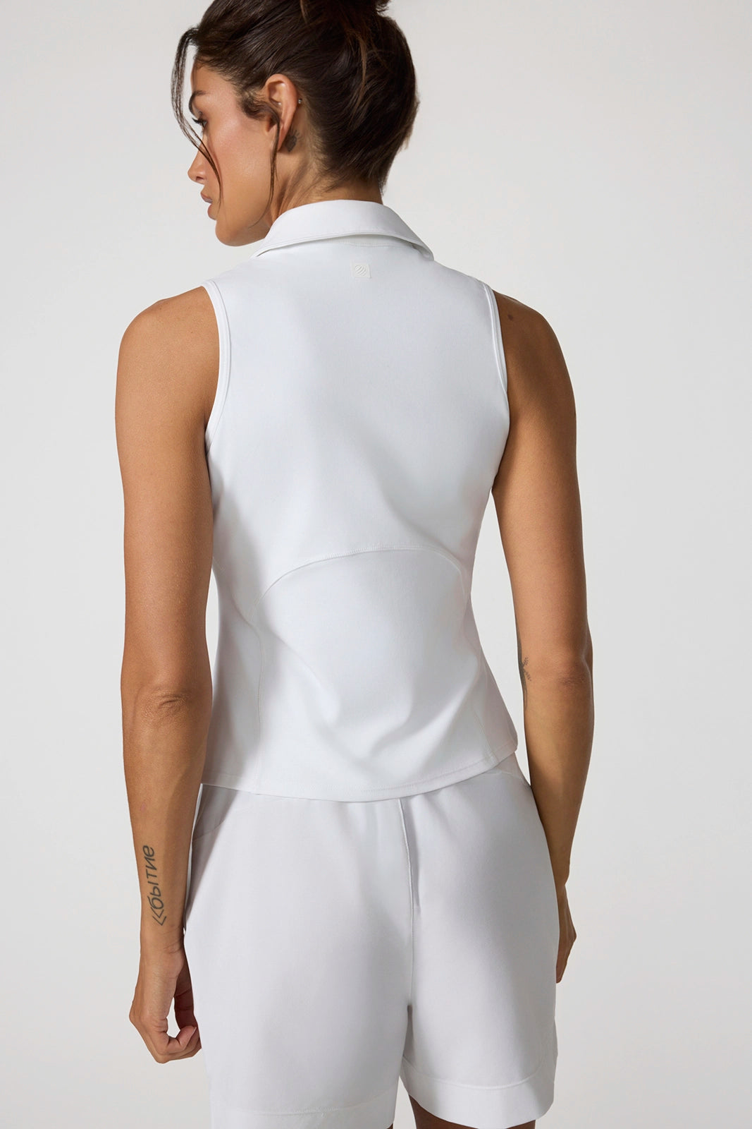 Cloud Club Sleeveless Polo - Brilliant White