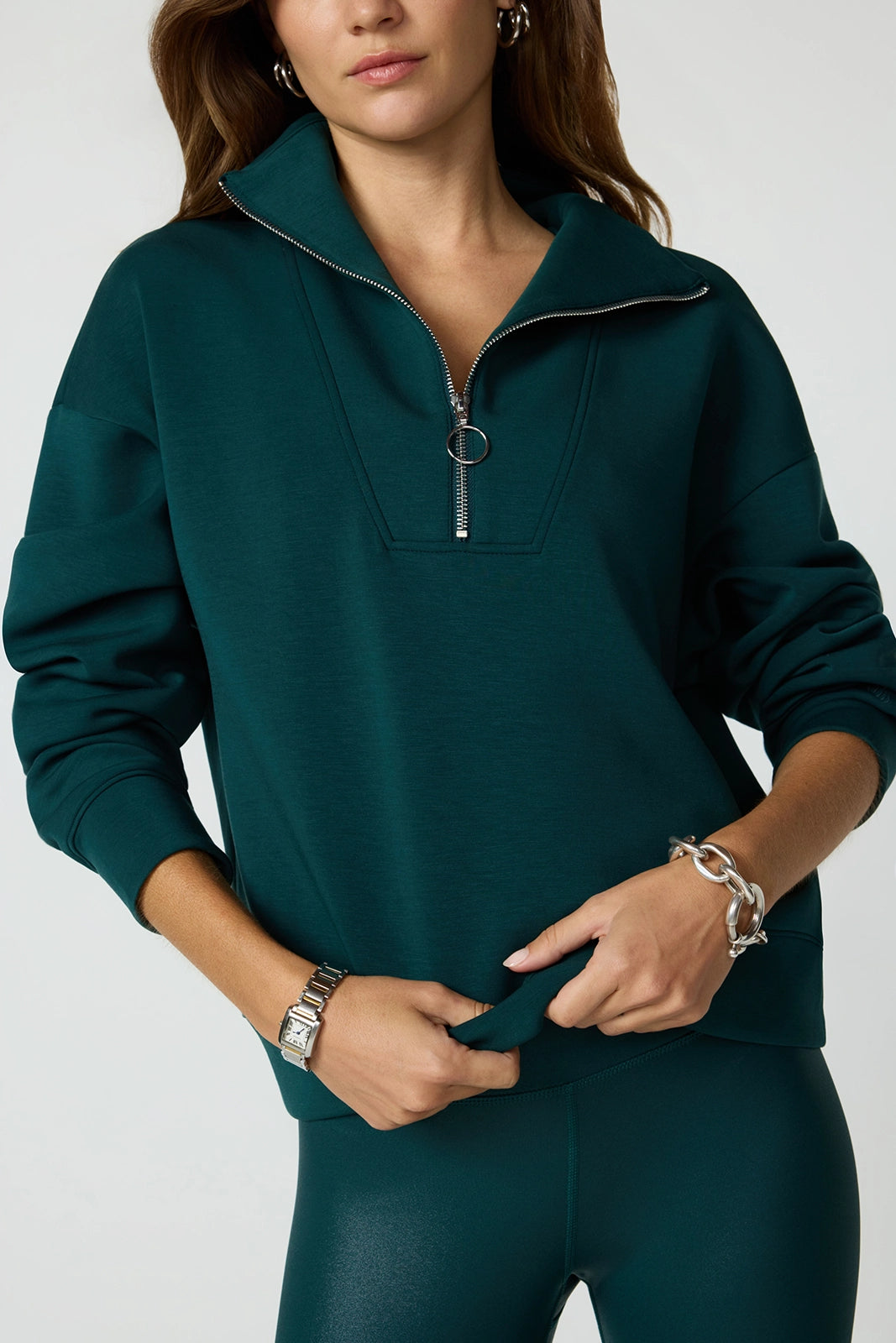 Dreamweave Long Sleeve Quarter Zip - Ponderosa Pine