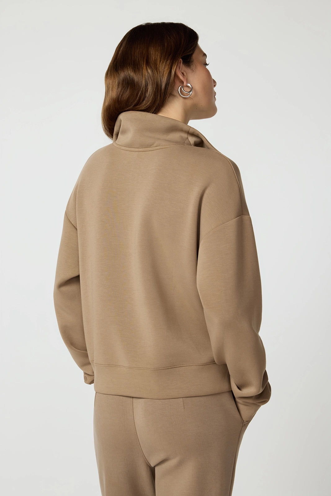 Dreamweave Long Sleeve Quarter Zip - Caribou