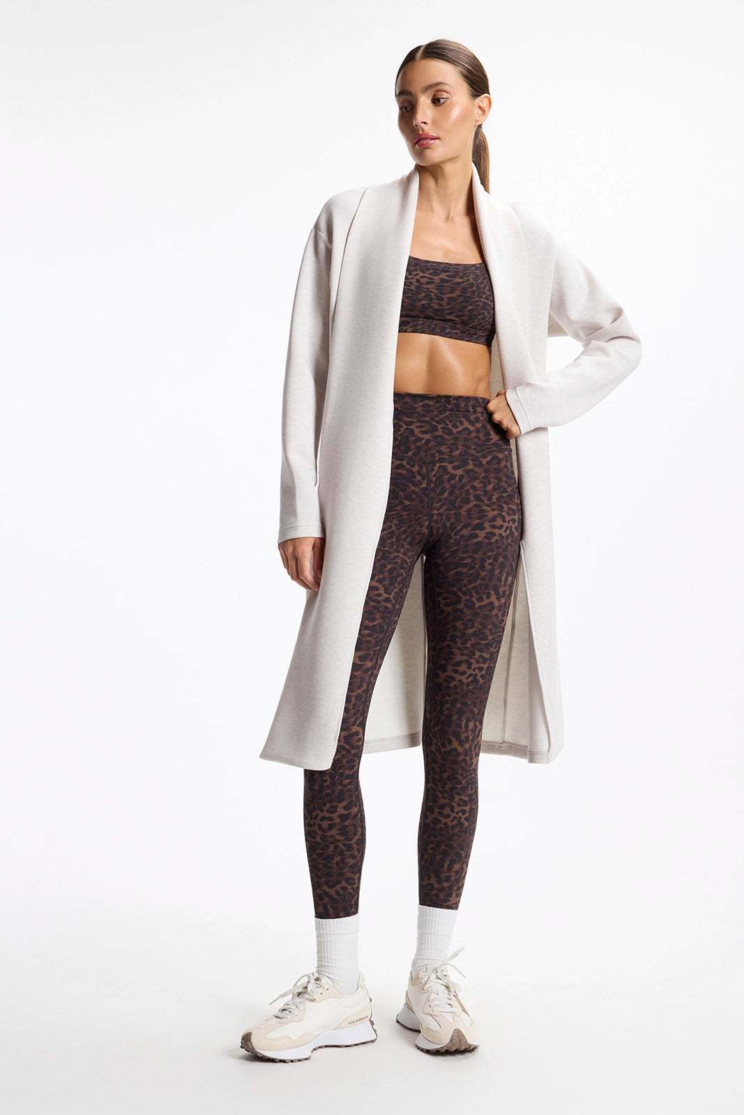 Dreamweave™ Long Cardigan - Htr Moonbeam