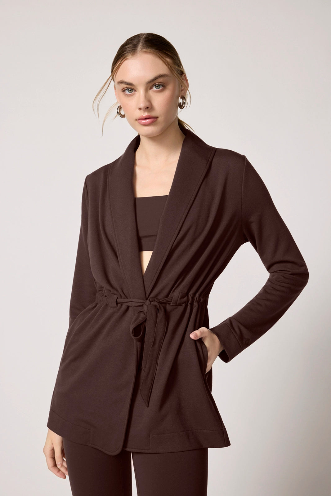 Cozy Fleece Cardigan - Java