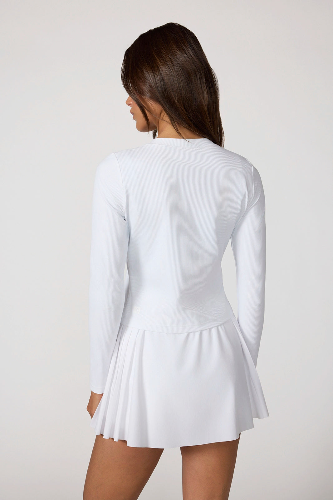 Ribbed Cardigan - Brilliant White