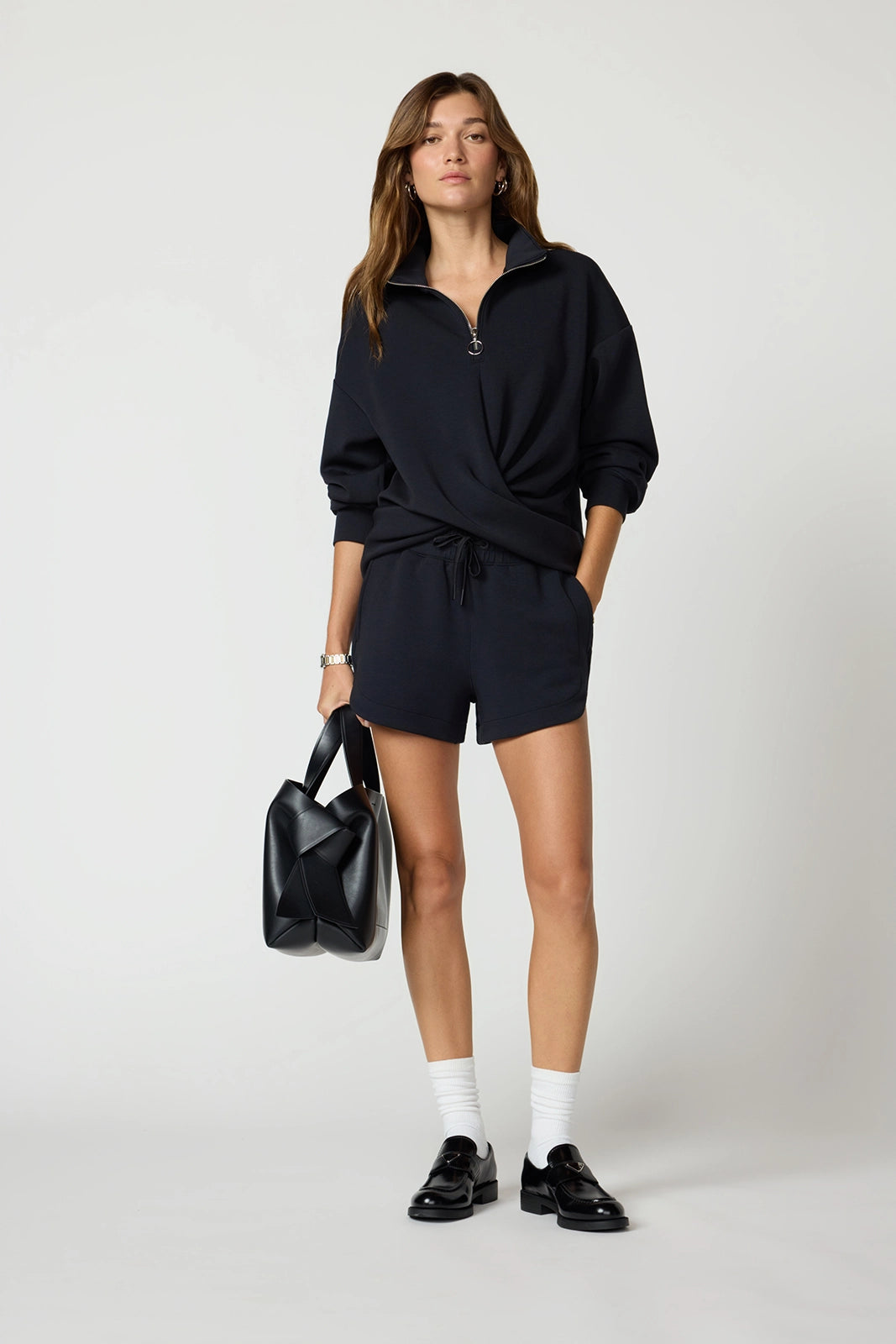 Dreamweave Crossover Pullover - Black