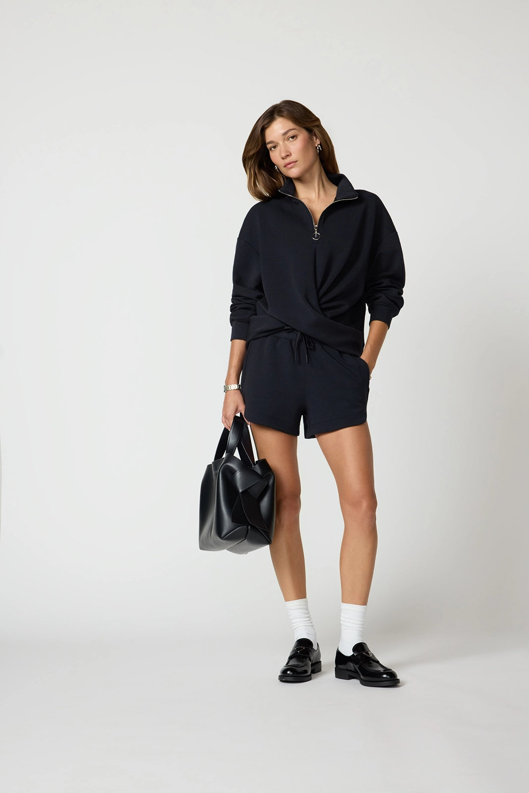 Dreamweave Crossover Pullover - Black