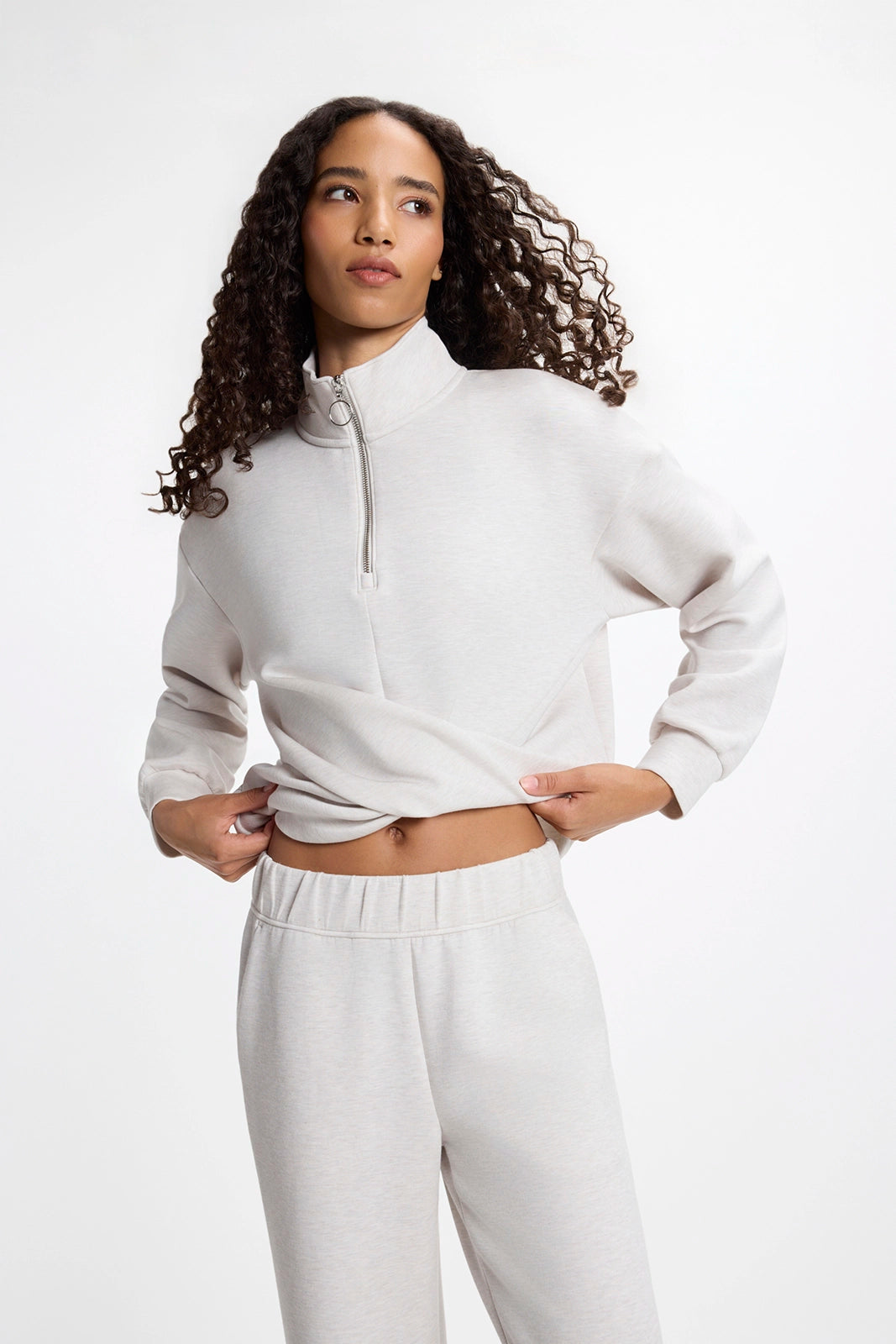 Dreamweave™ Crossover Pullover - Htr Moonbeam