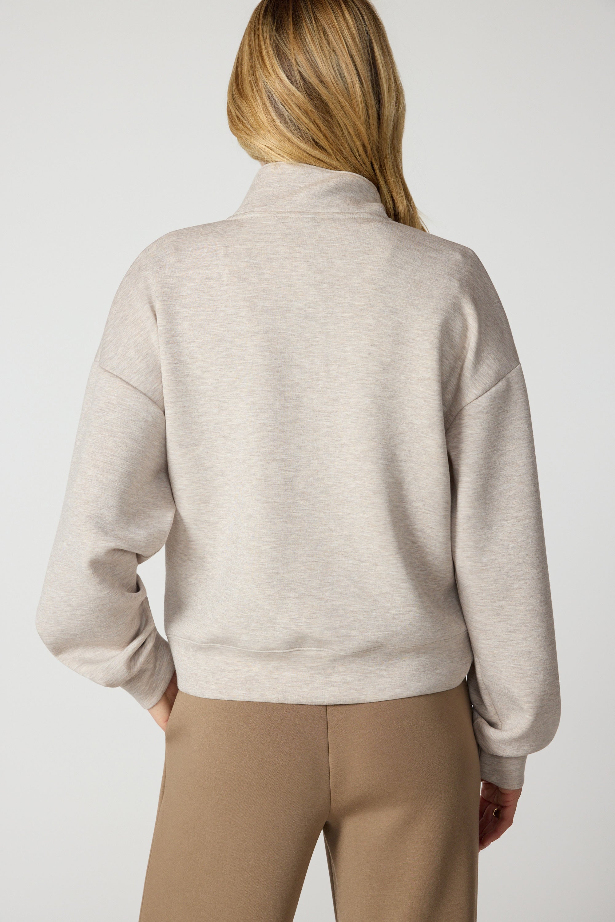 Dreamweave™ Crossover Pullover - Htr Island Fossil