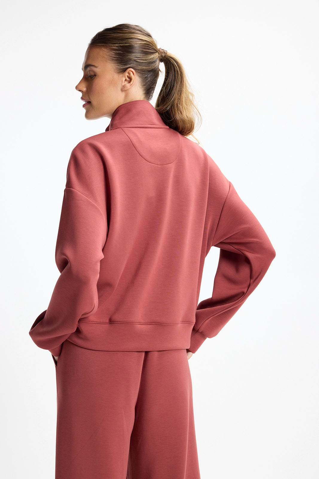 Dreamweave™ Crossover Pullover - Spiced Apple