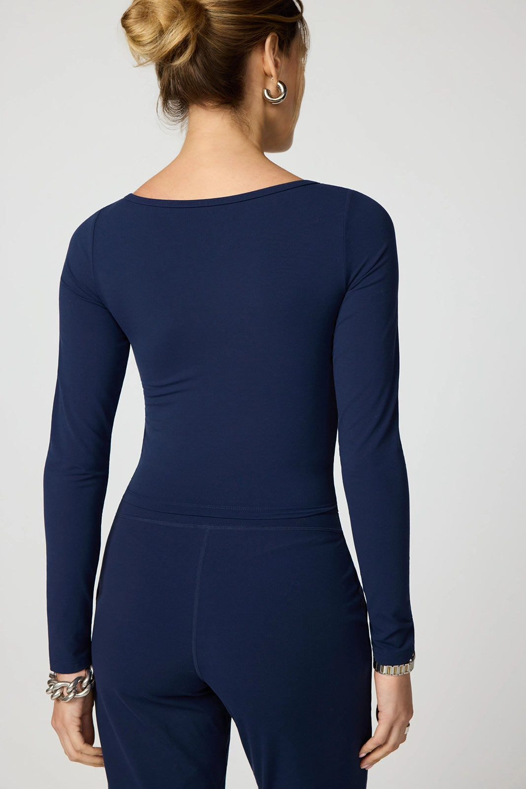 Cloud Corset Long Sleeve - Navy Blazer
