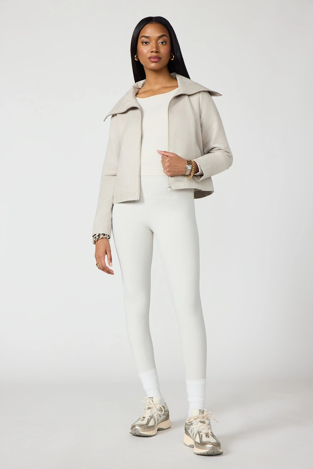 Cloud Corset Long Sleeve - Moonbeam