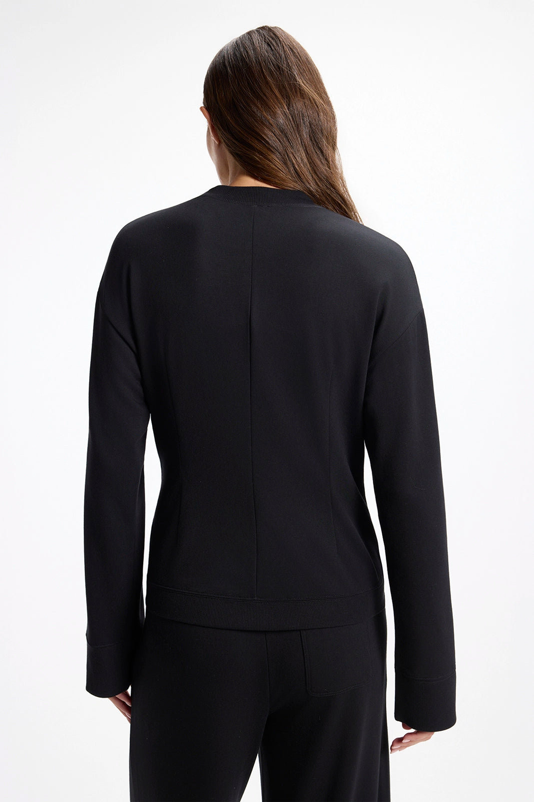 Cozy Fleece Button Up Cardigan - Black