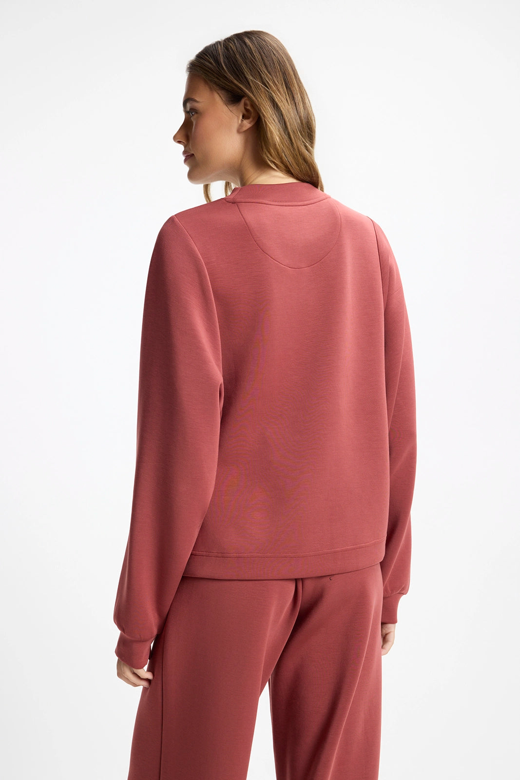 Dreamweave™ Crew Neck with Dropped Armhole - Spiced Apple
