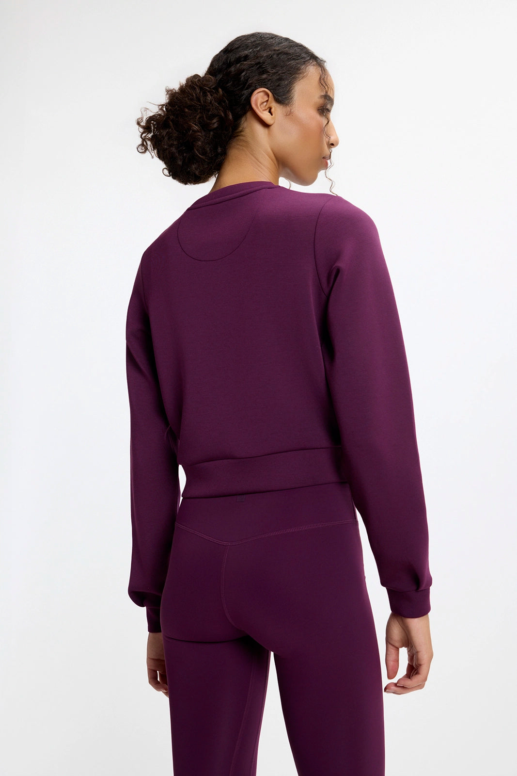 Dreamweave™ Pleated Crew Neck - Potent Purple